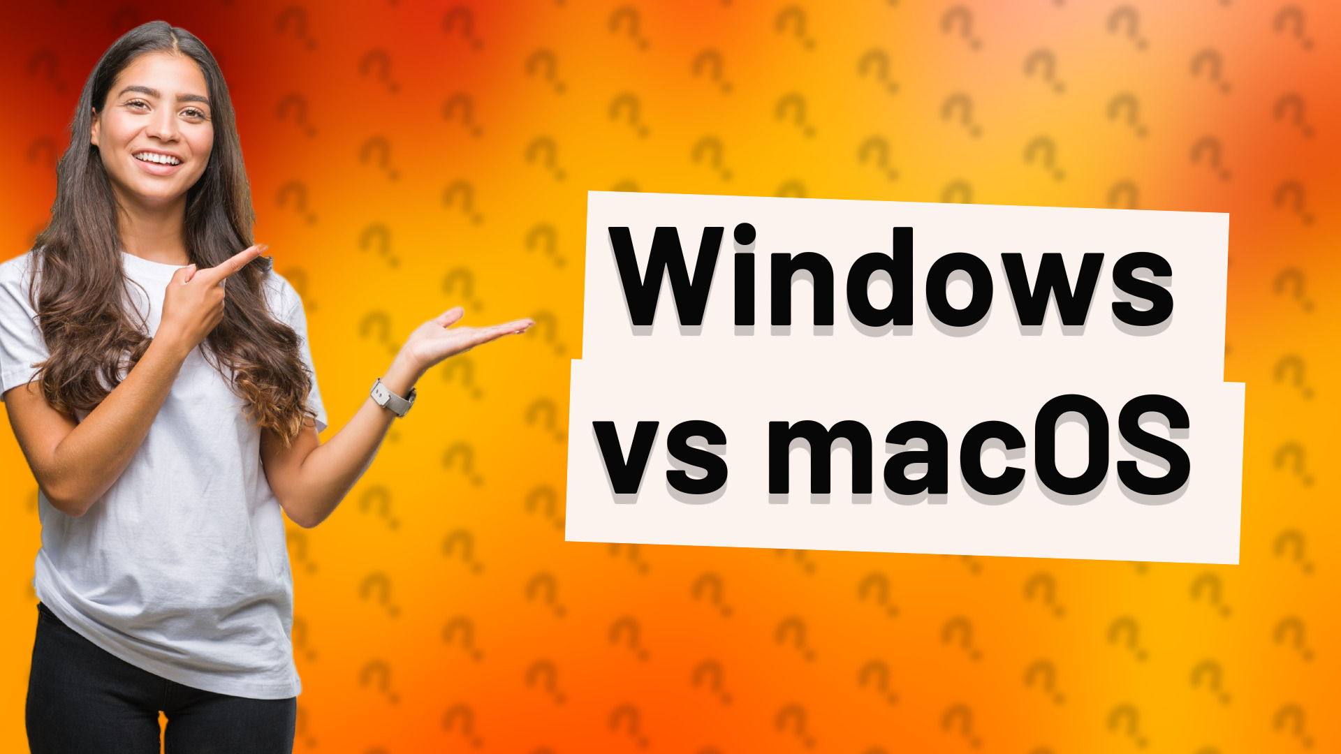 Windows vs macOS