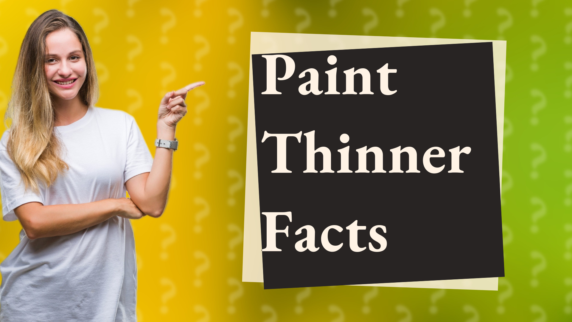 Paint Thinner Facts
