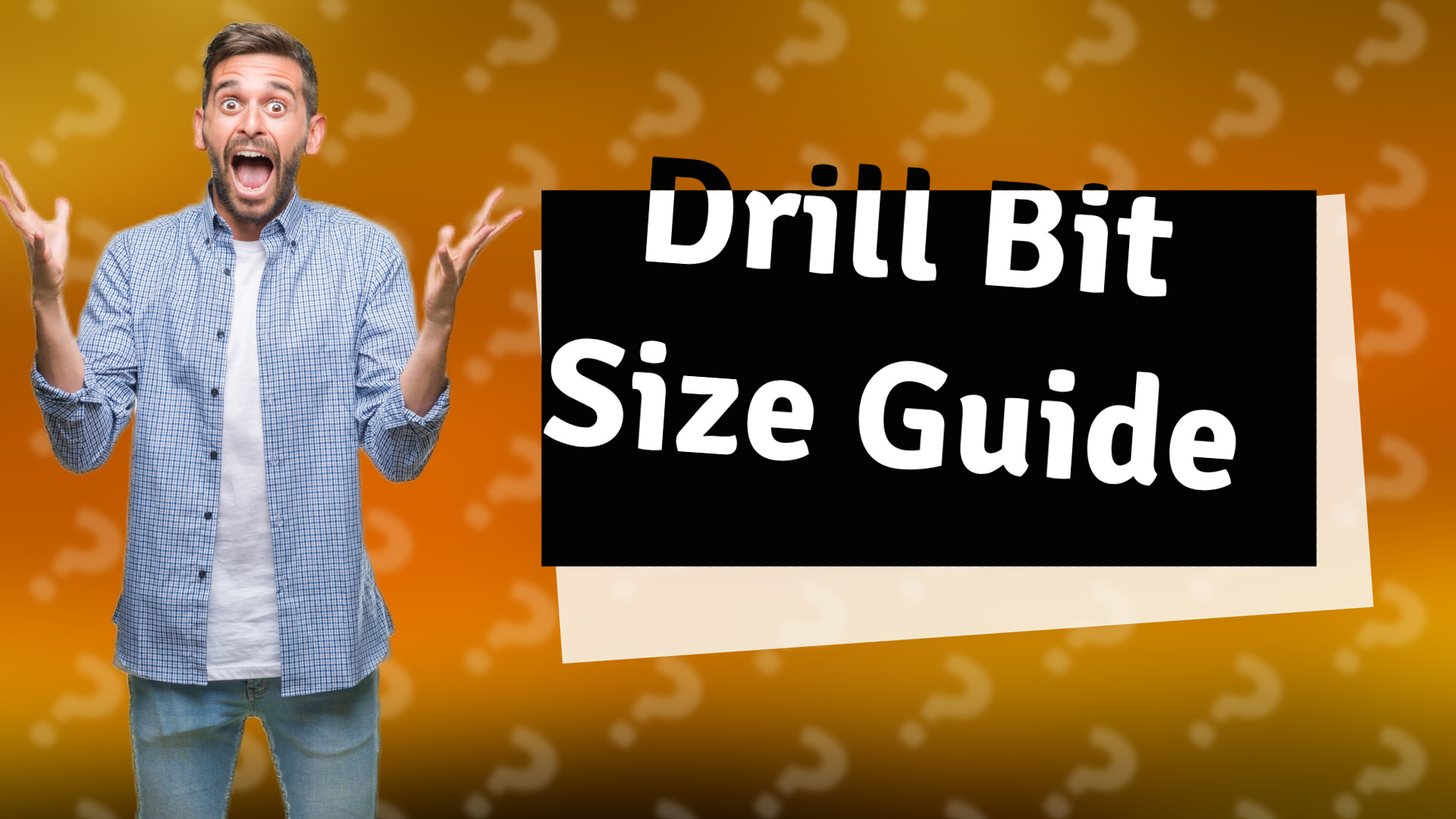 Drill Bit Size Guide