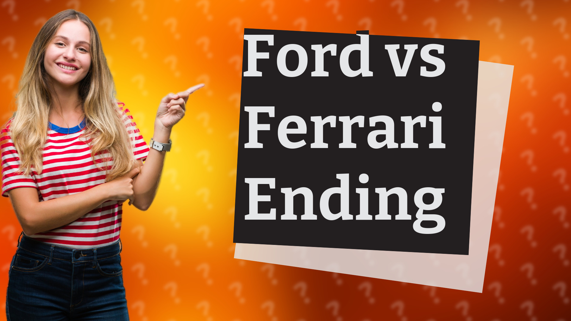 Ford vs Ferrari Ending