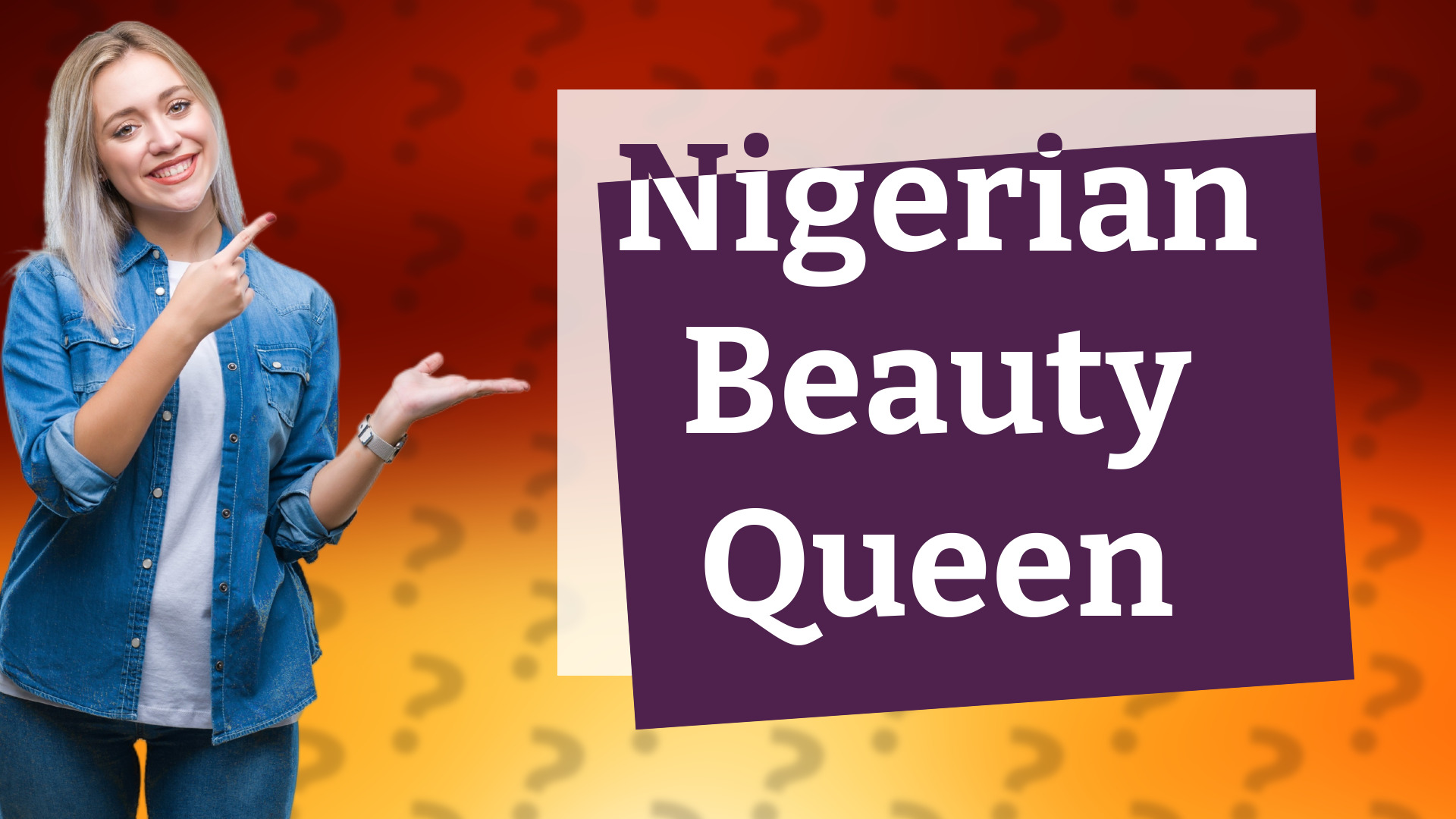 Nigerian Beauty Queen
