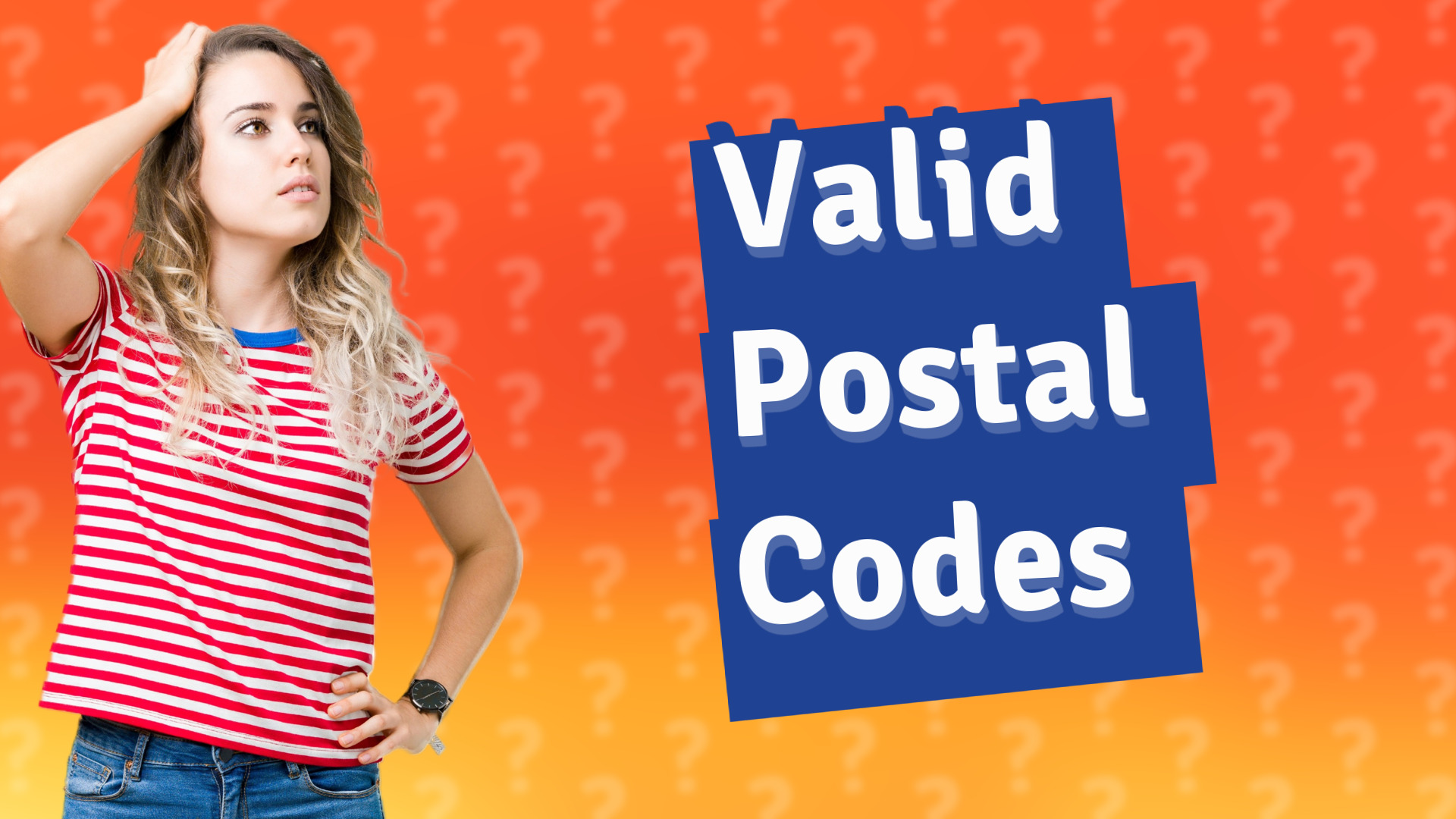Valid Postal Codes