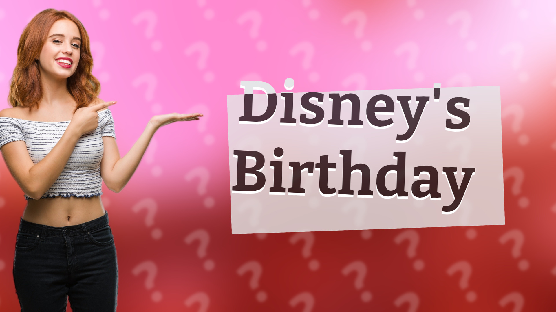Disney's Birthday