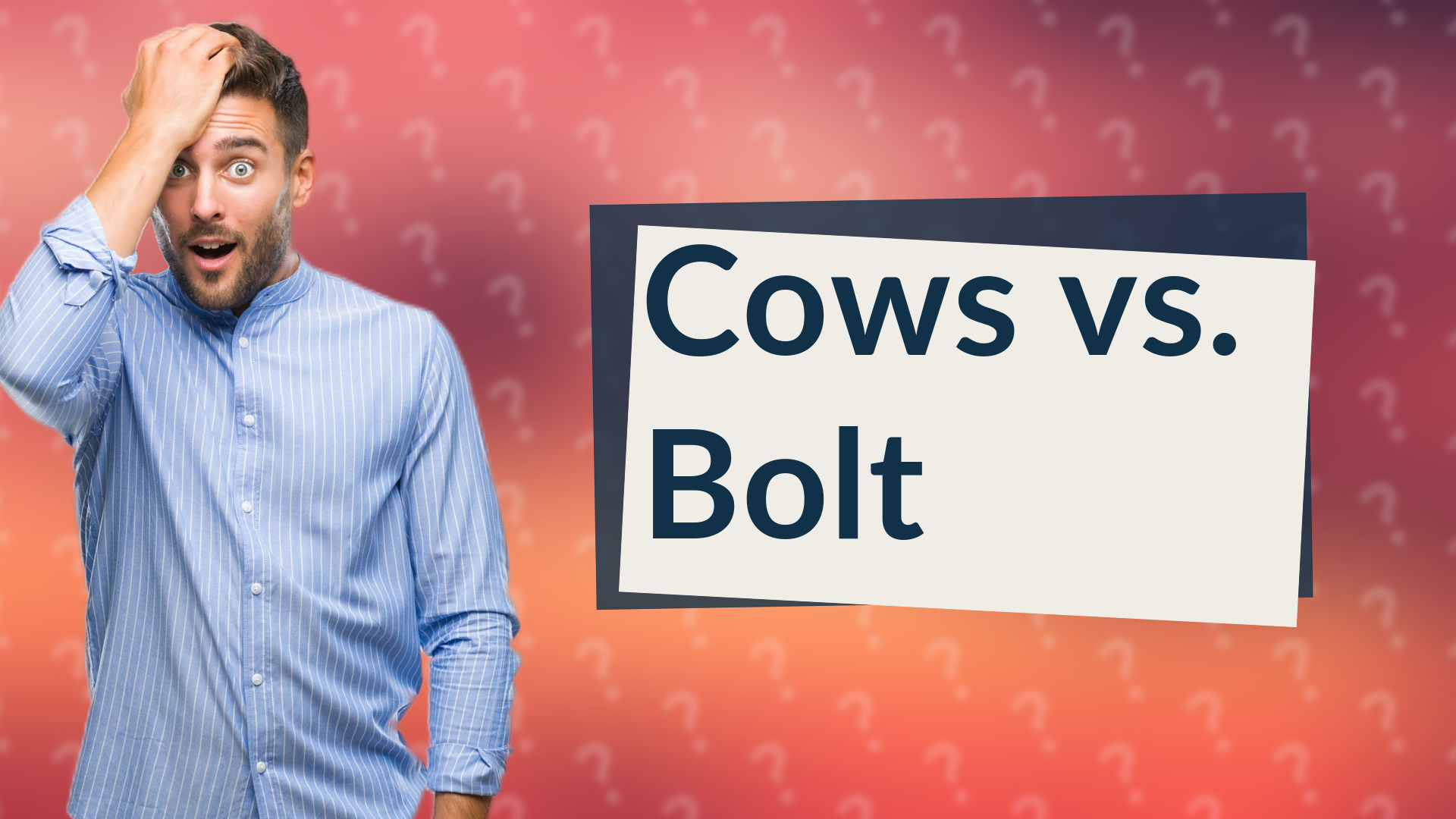 Cows vs. Bolt