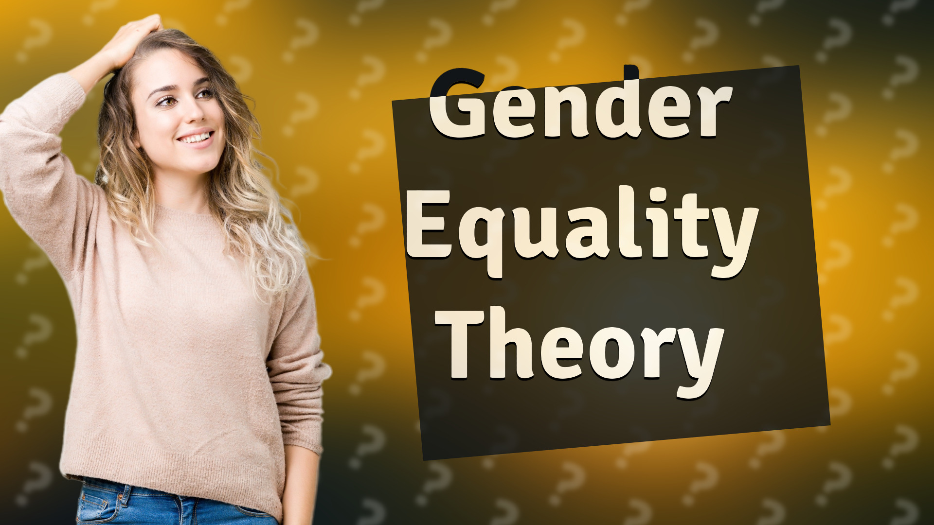Gender Equality Theory