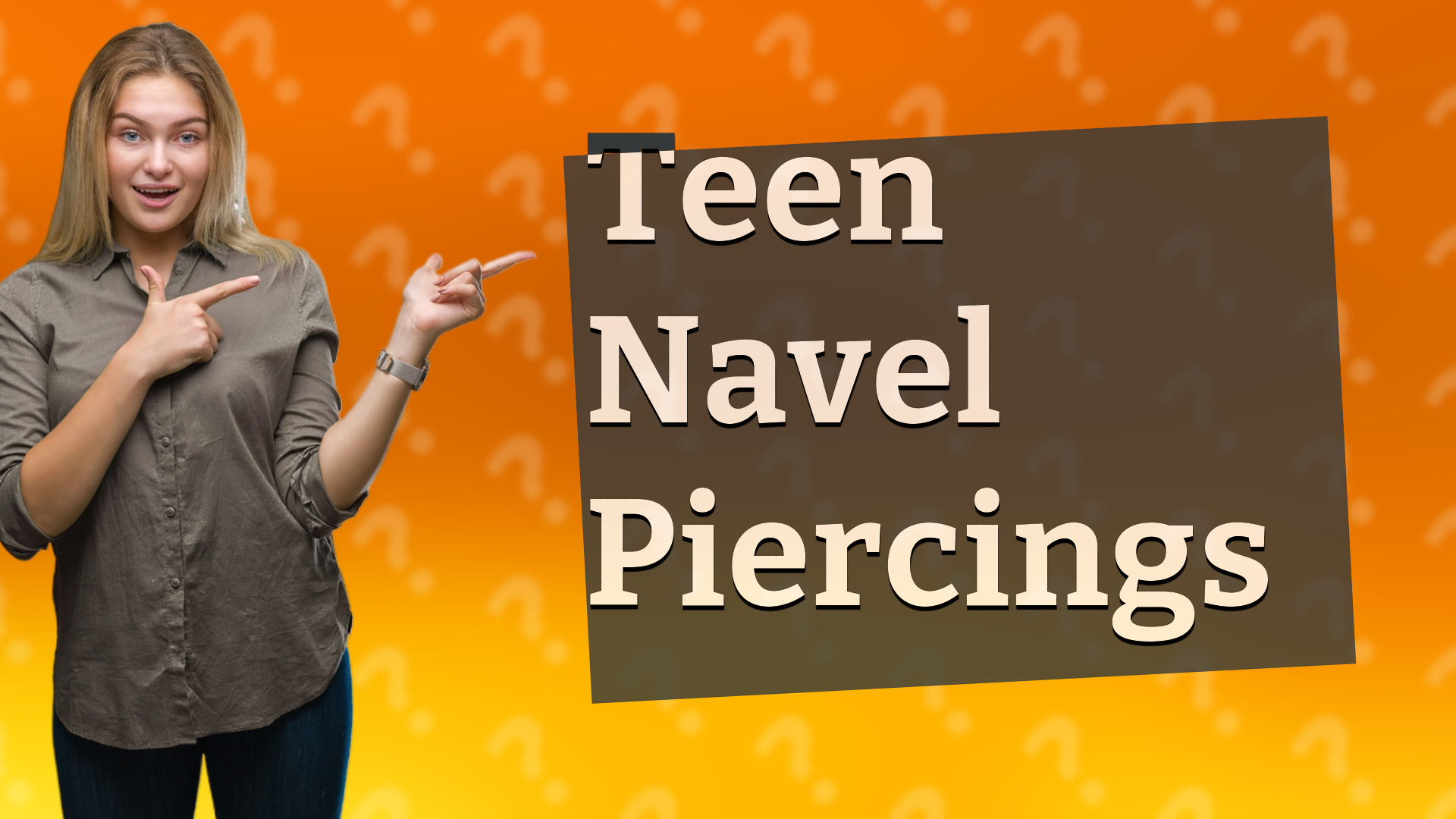 Teen Navel Piercings