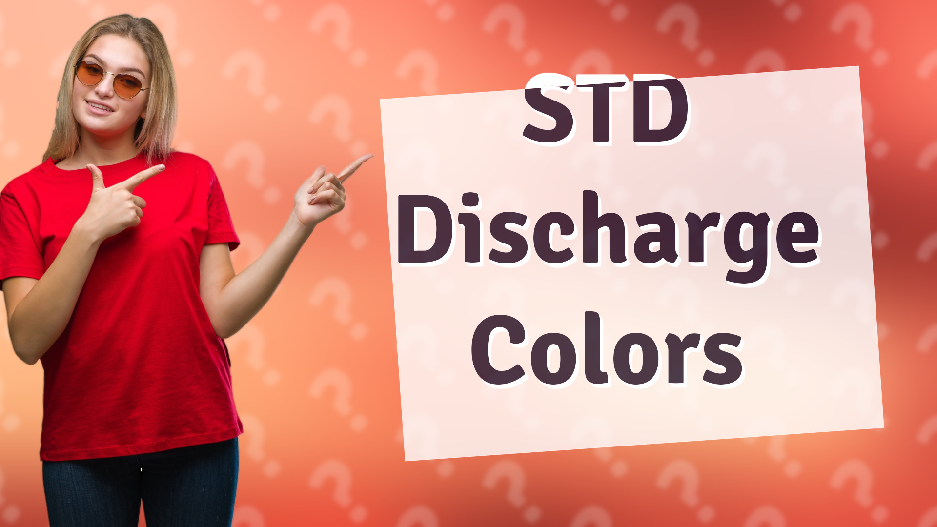 STD Discharge Colors