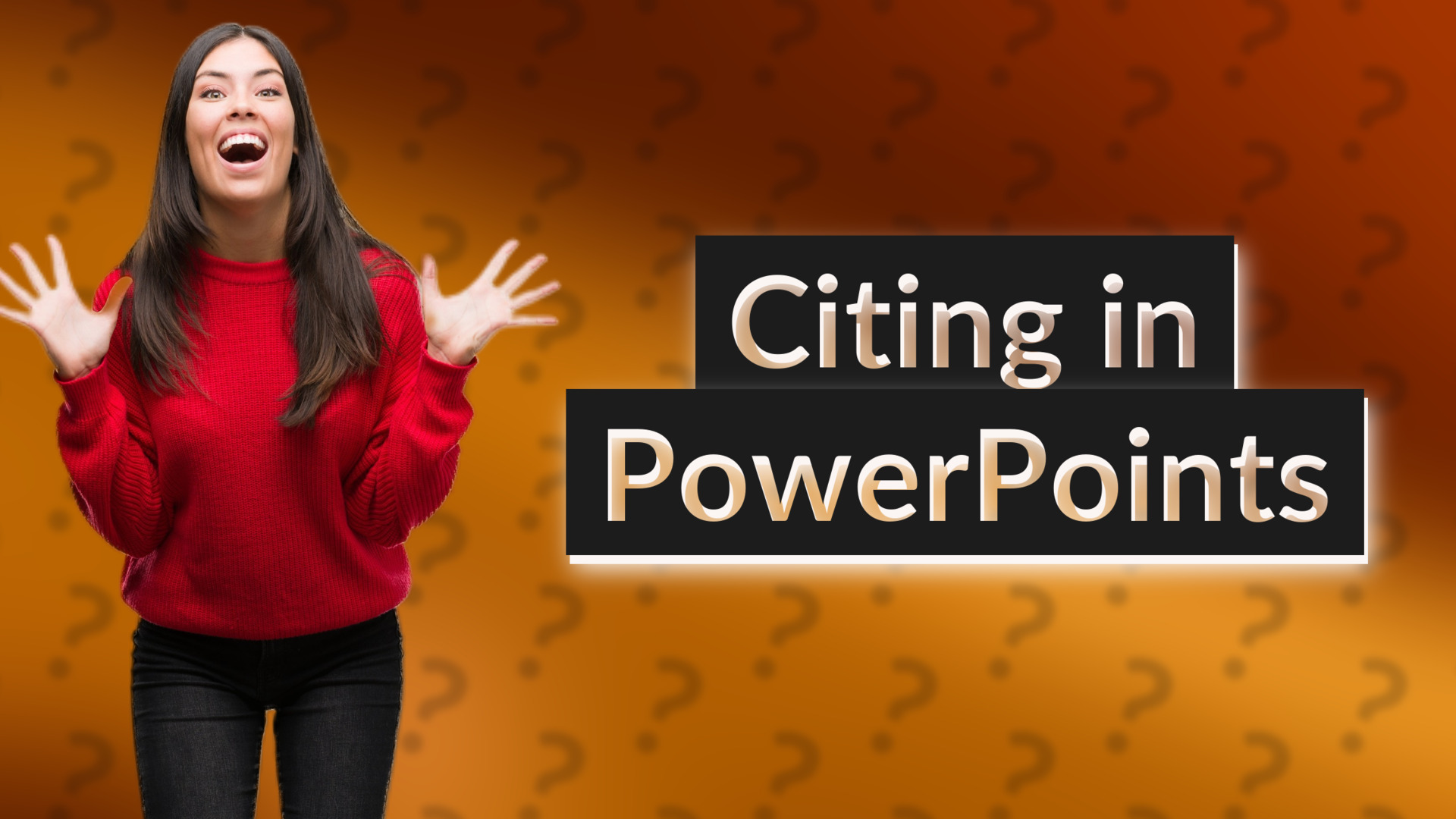 Citing in PowerPoints