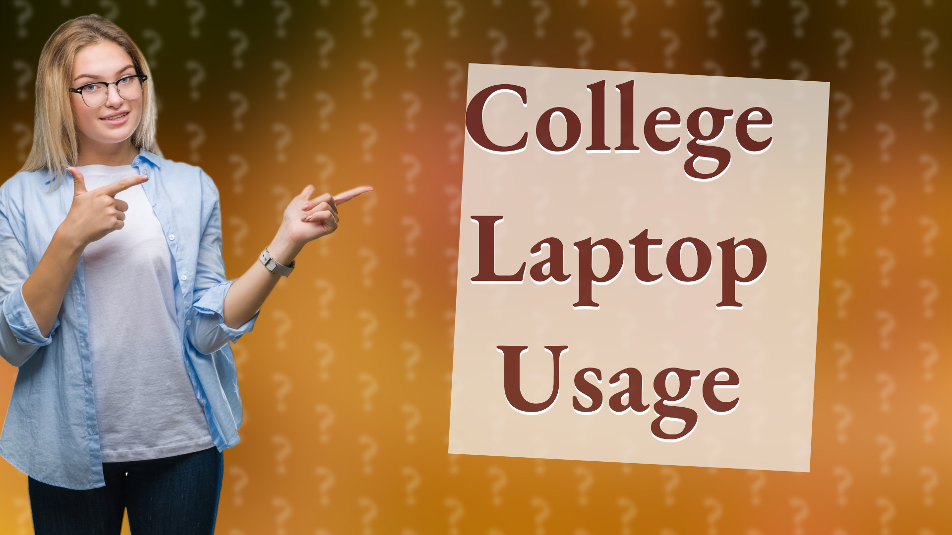 College Laptop Usage