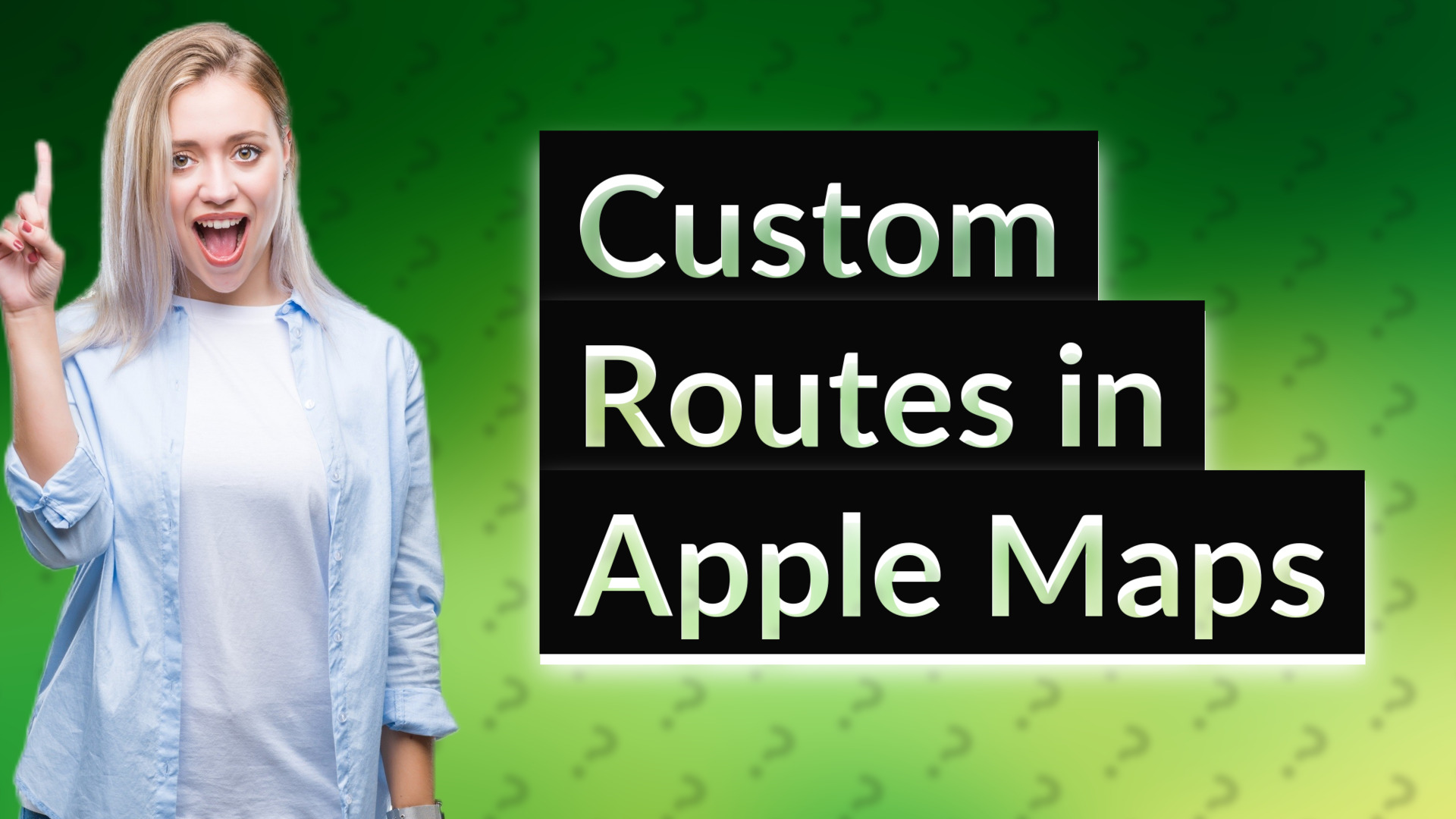Custom Routes in Apple Maps