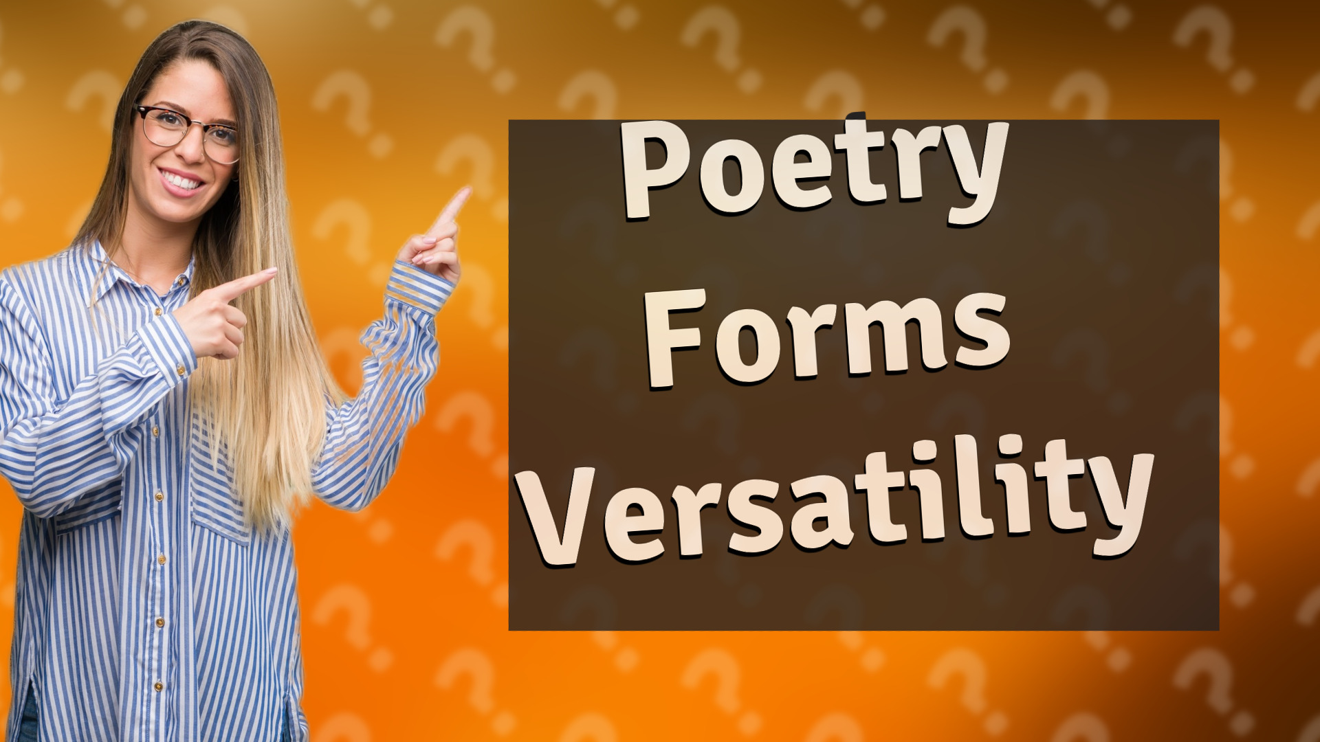 Poetry Forms Versatility