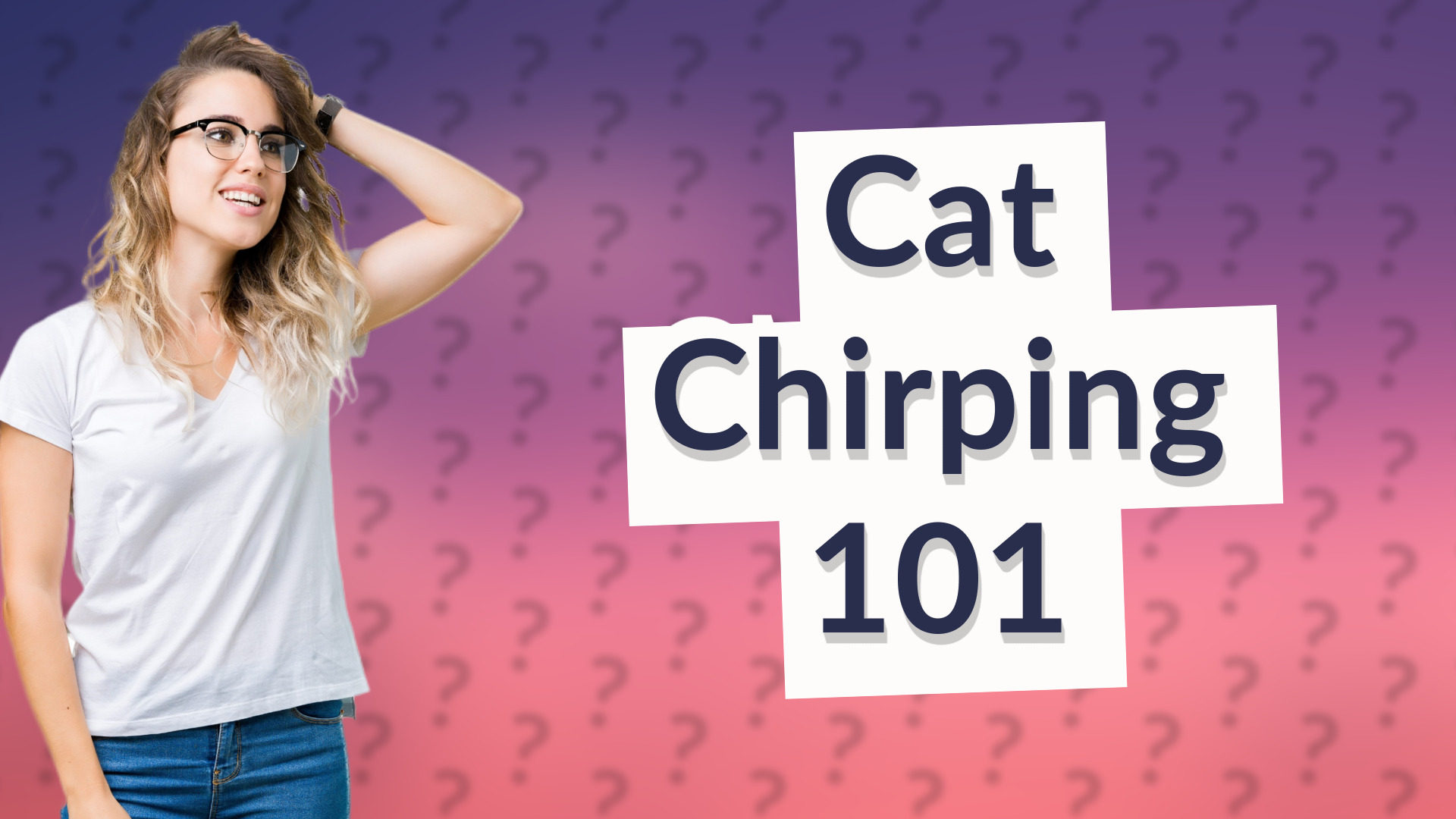 Cat Chirping 101
