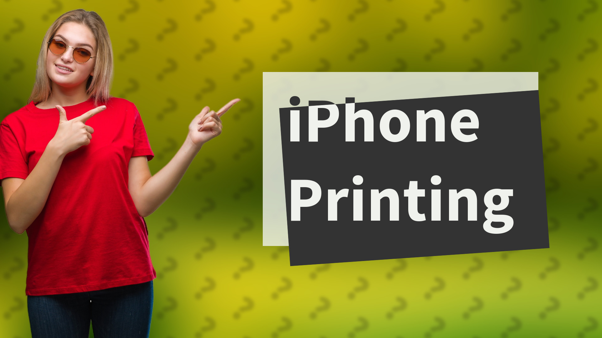 iPhone Printing
