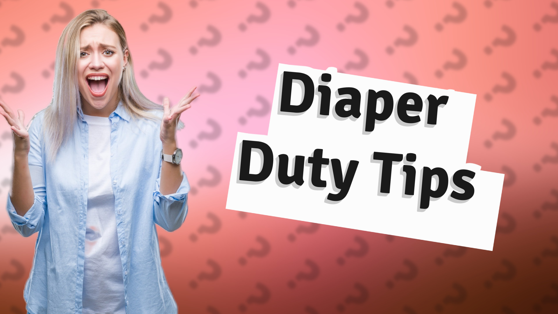 Diaper Duty Tips