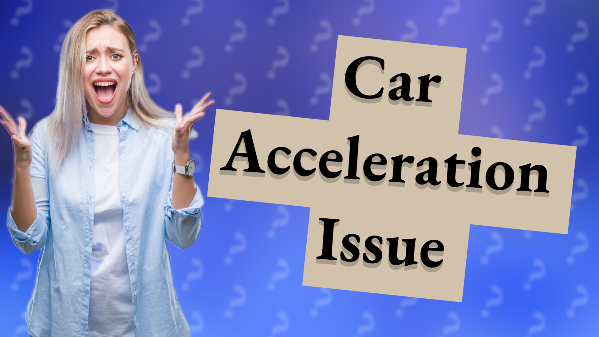 Car Acceleration Issue