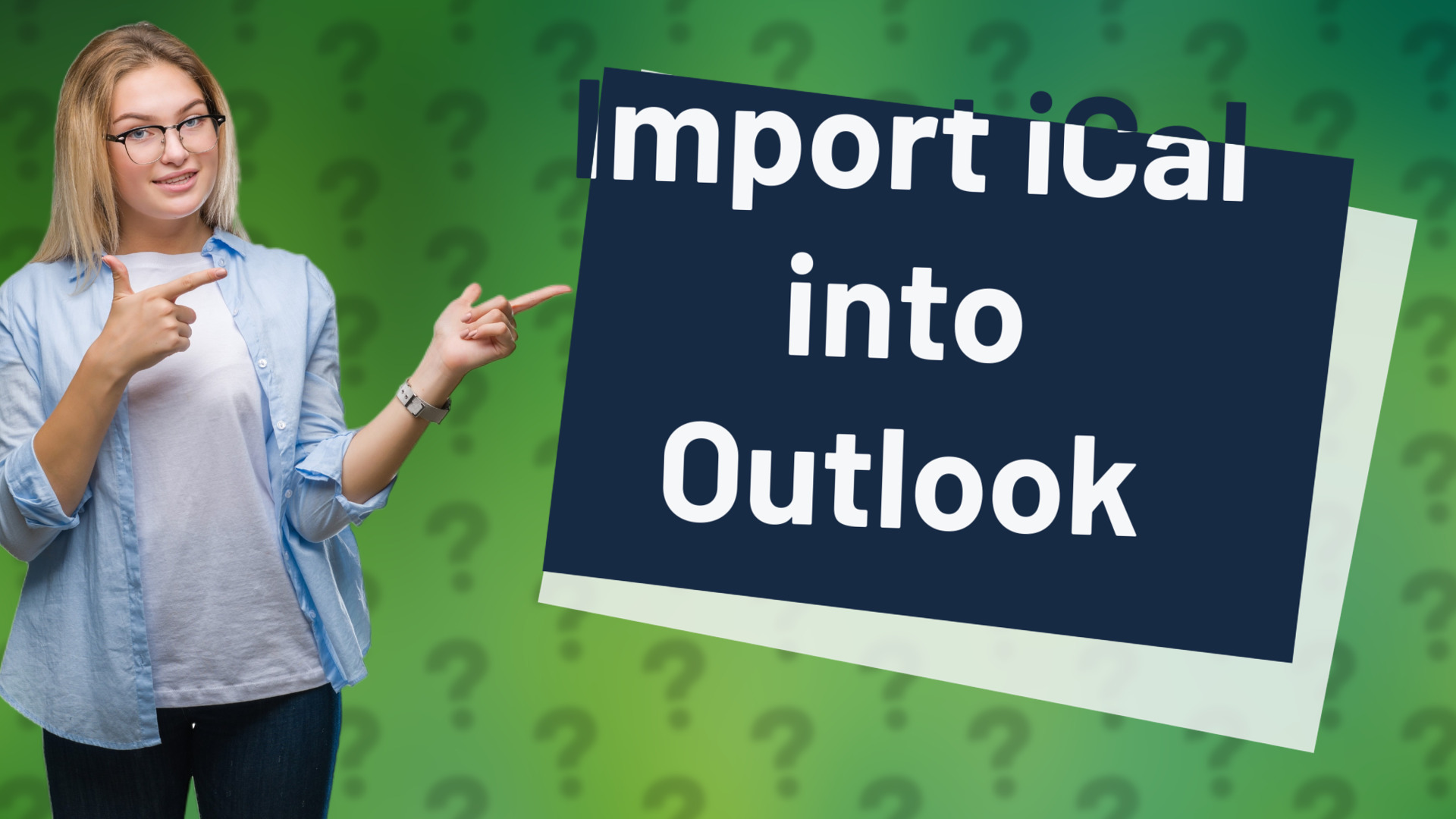 Import iCal into Outlook