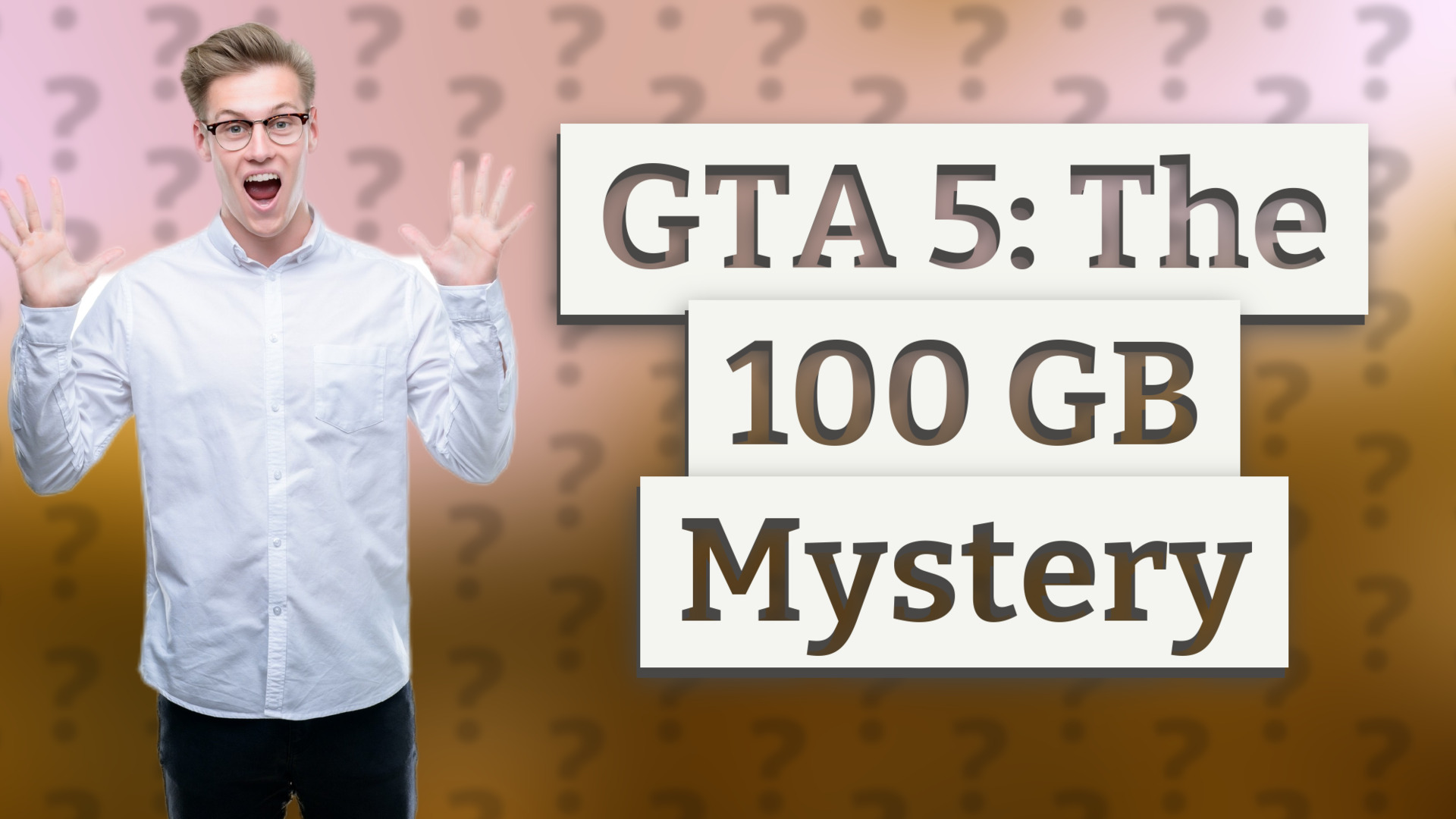 GTA 5: The 100 GB Mystery