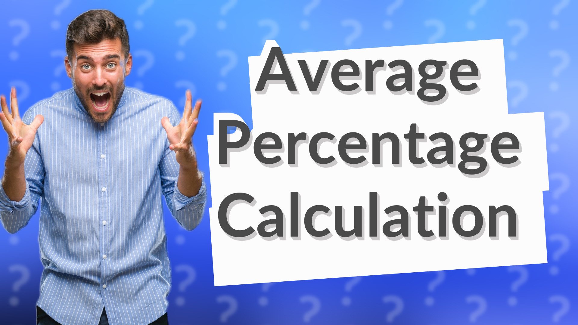Average Percentage Calculation