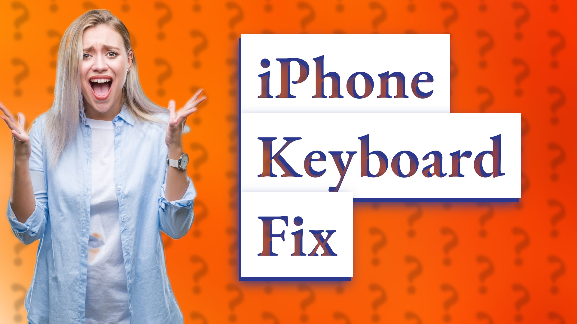 iPhone Keyboard Fix