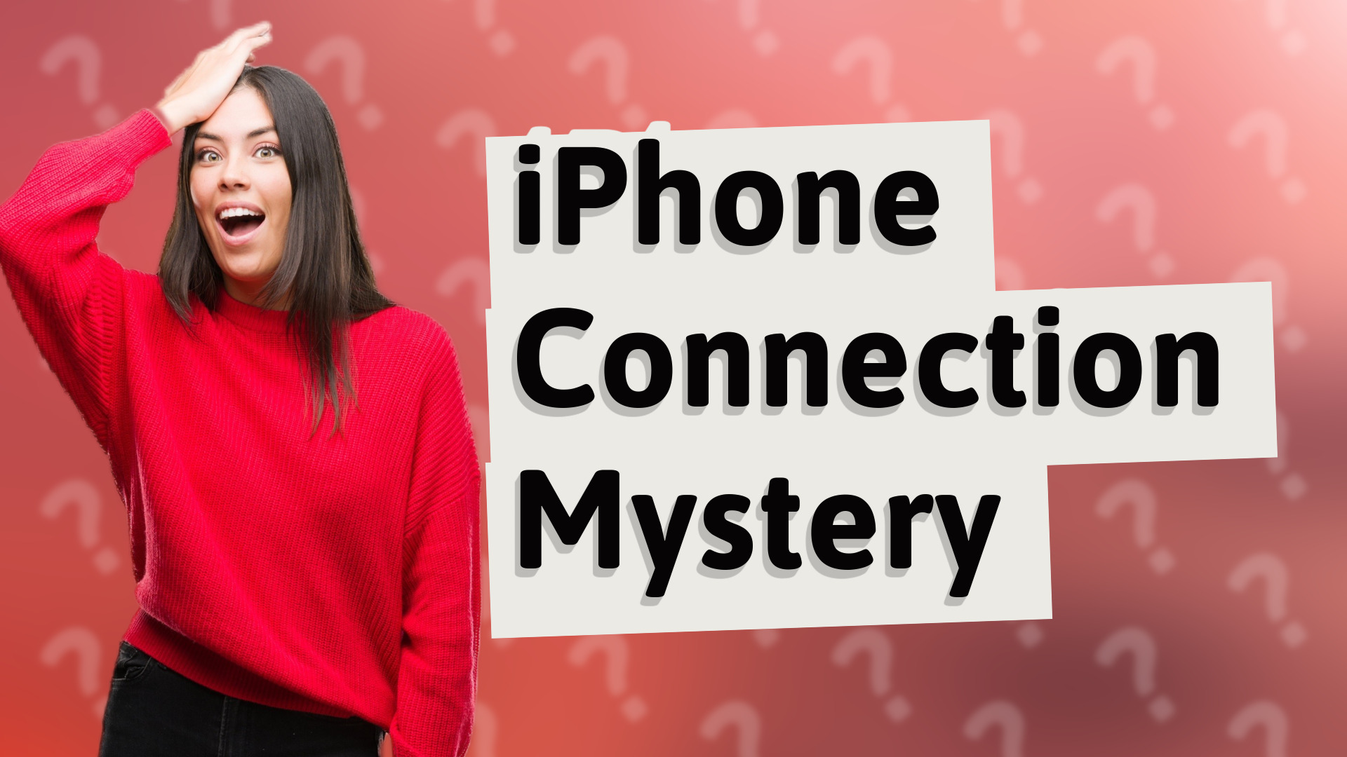 iPhone Connection Mystery