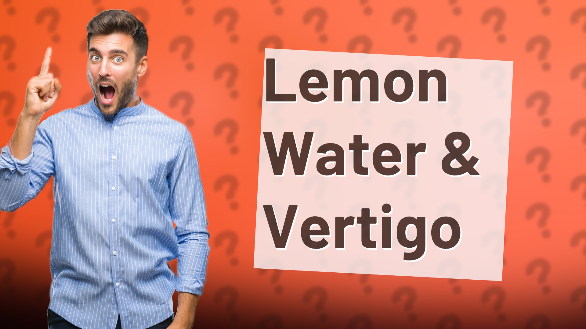 Lemon Water & Vertigo