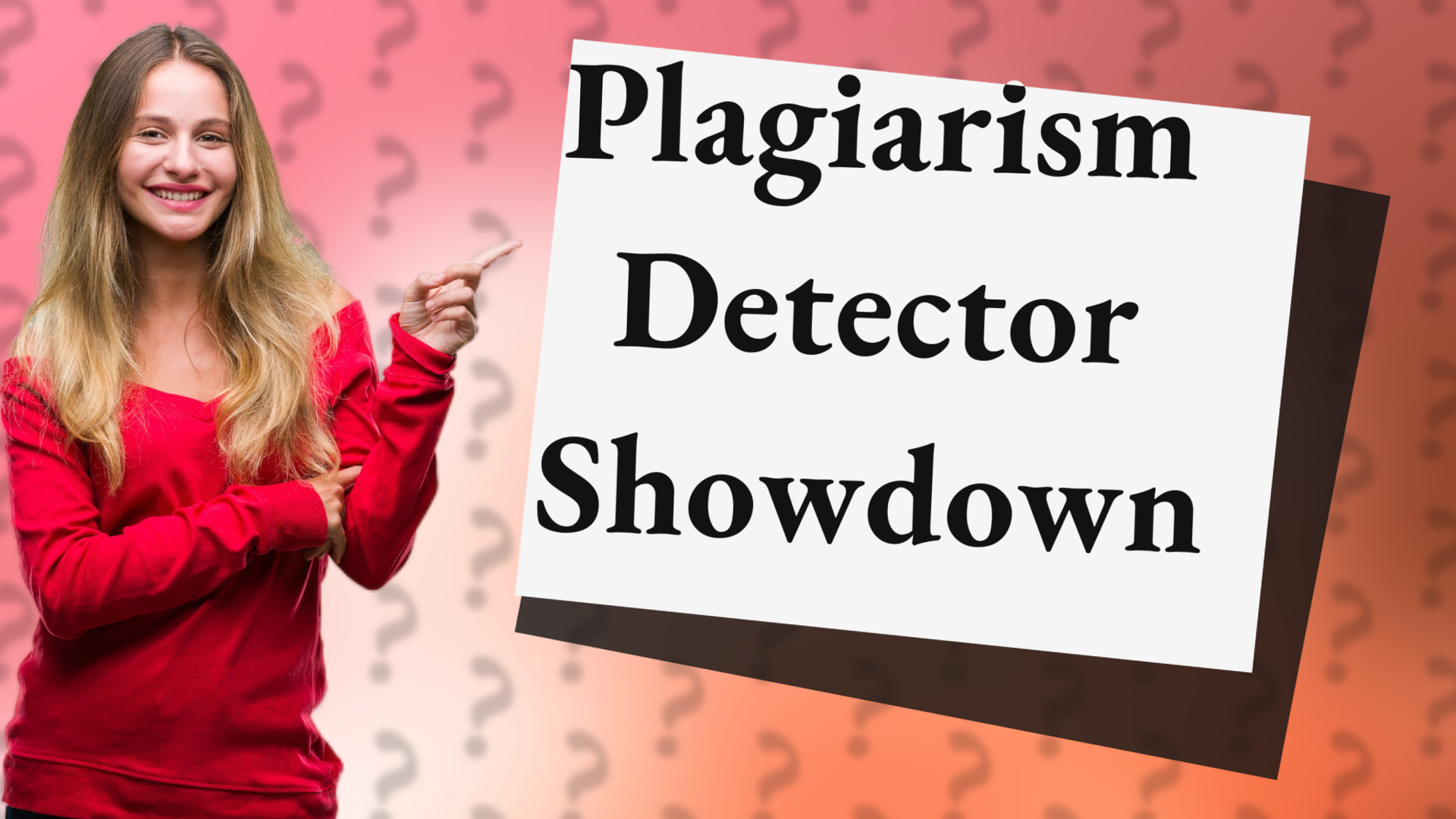 Plagiarism Detector Showdown
