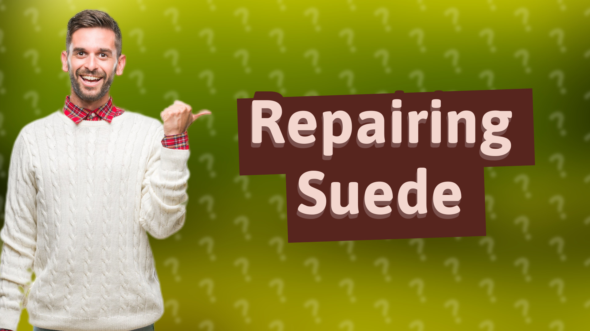 Repairing Suede