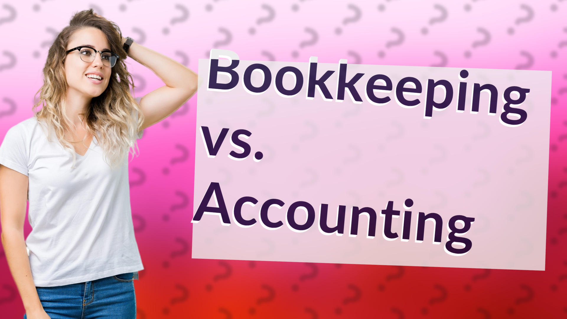 Bookkeeping vs. Accounting