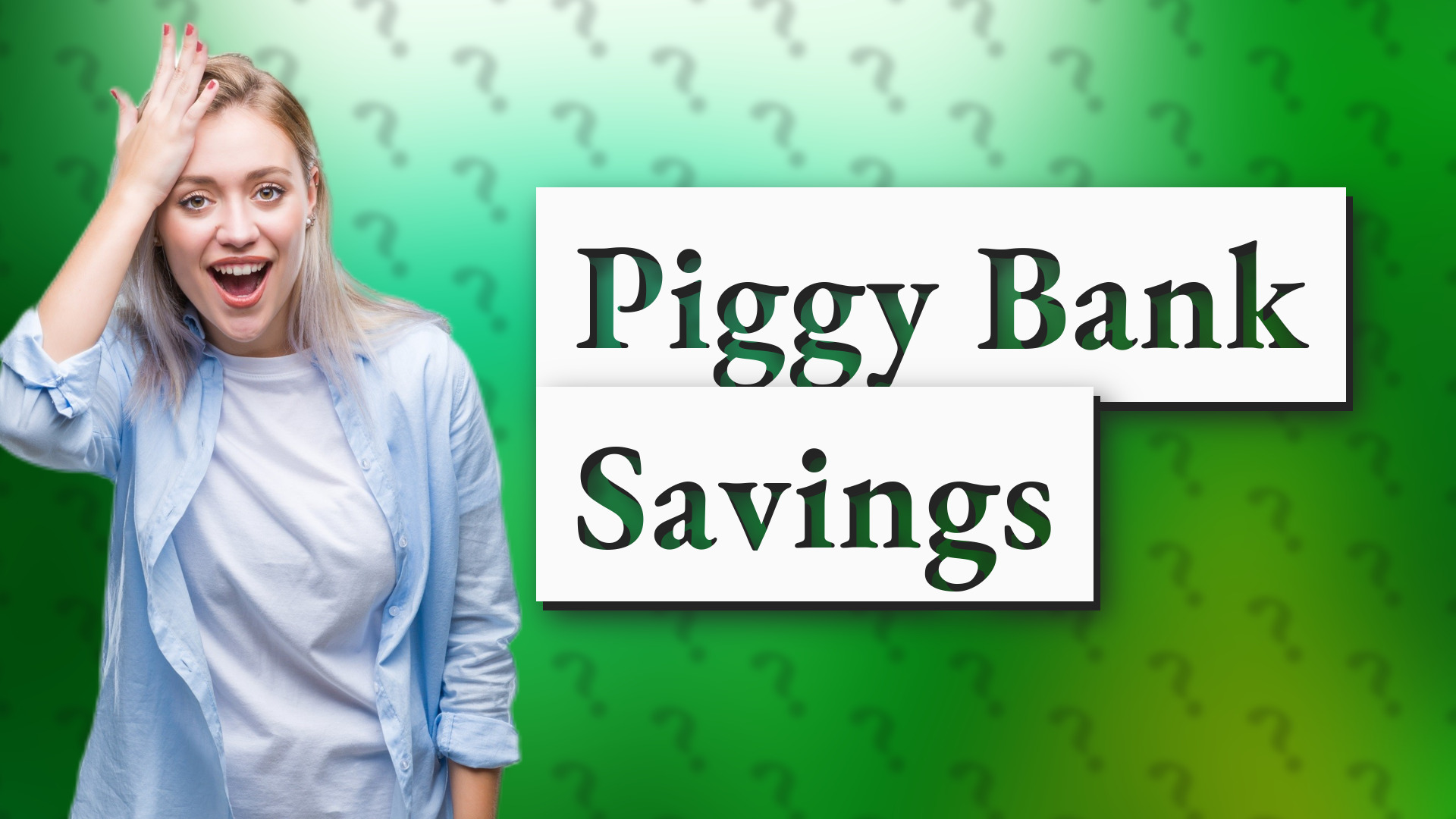Piggy Bank Savings