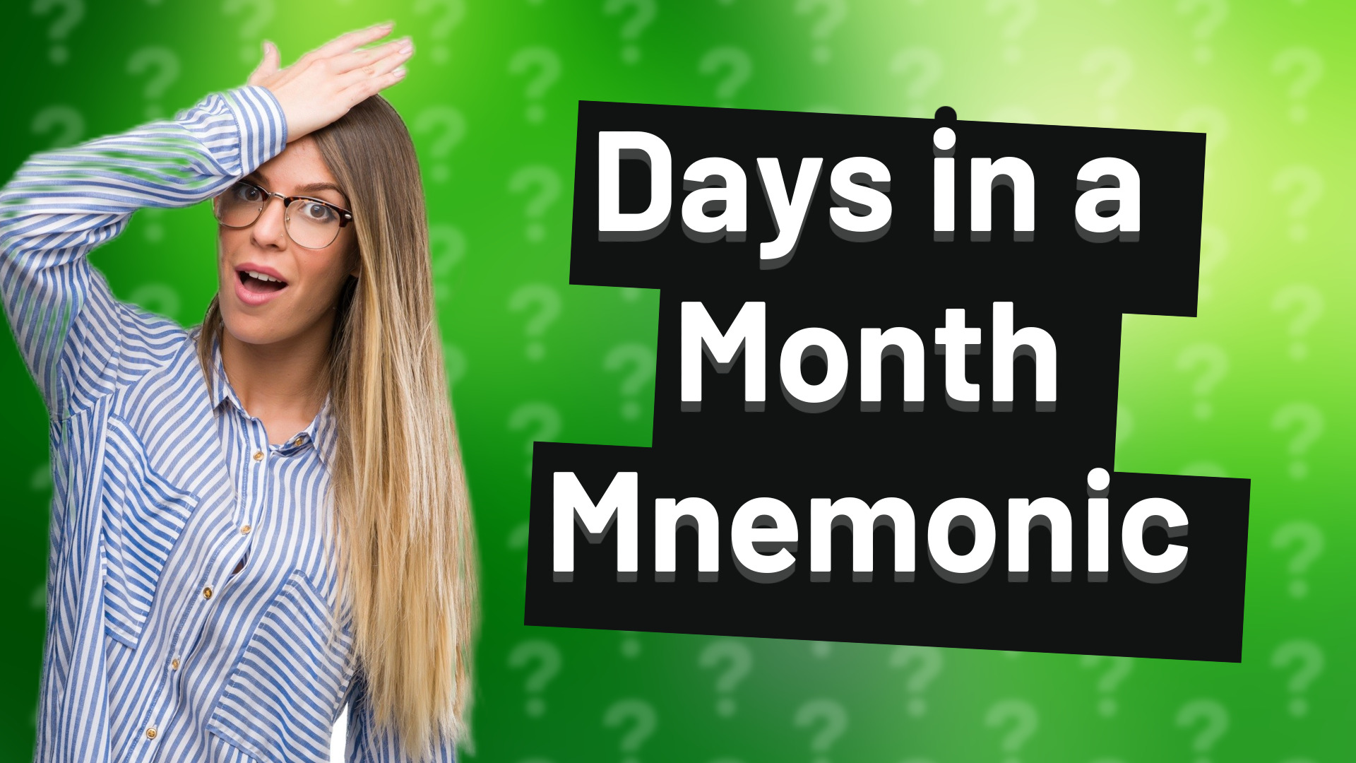 Days in a Month Mnemonic