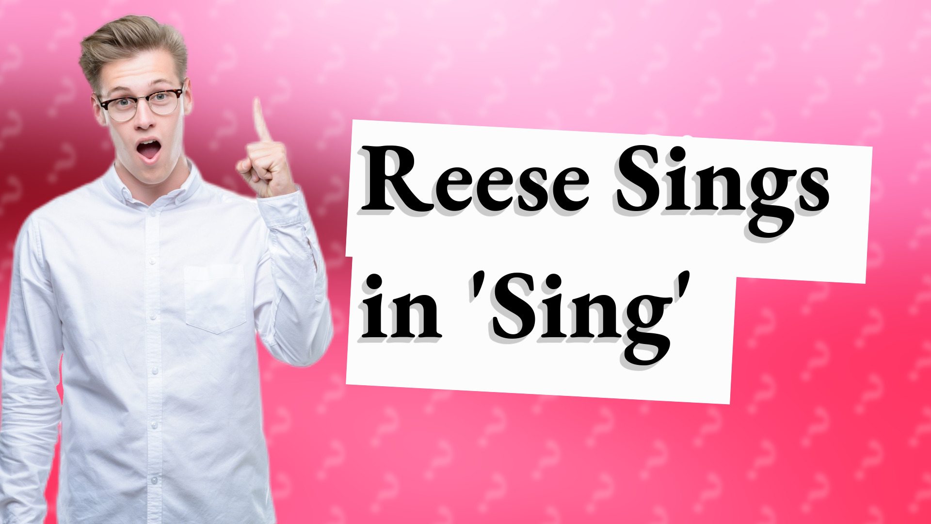 Reese Sings in 'Sing'