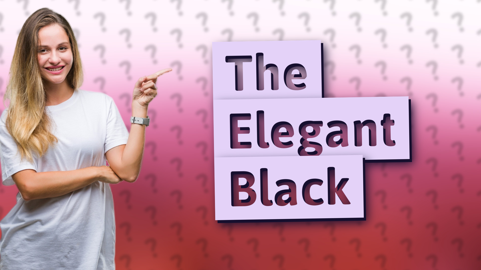 The Elegant Black
