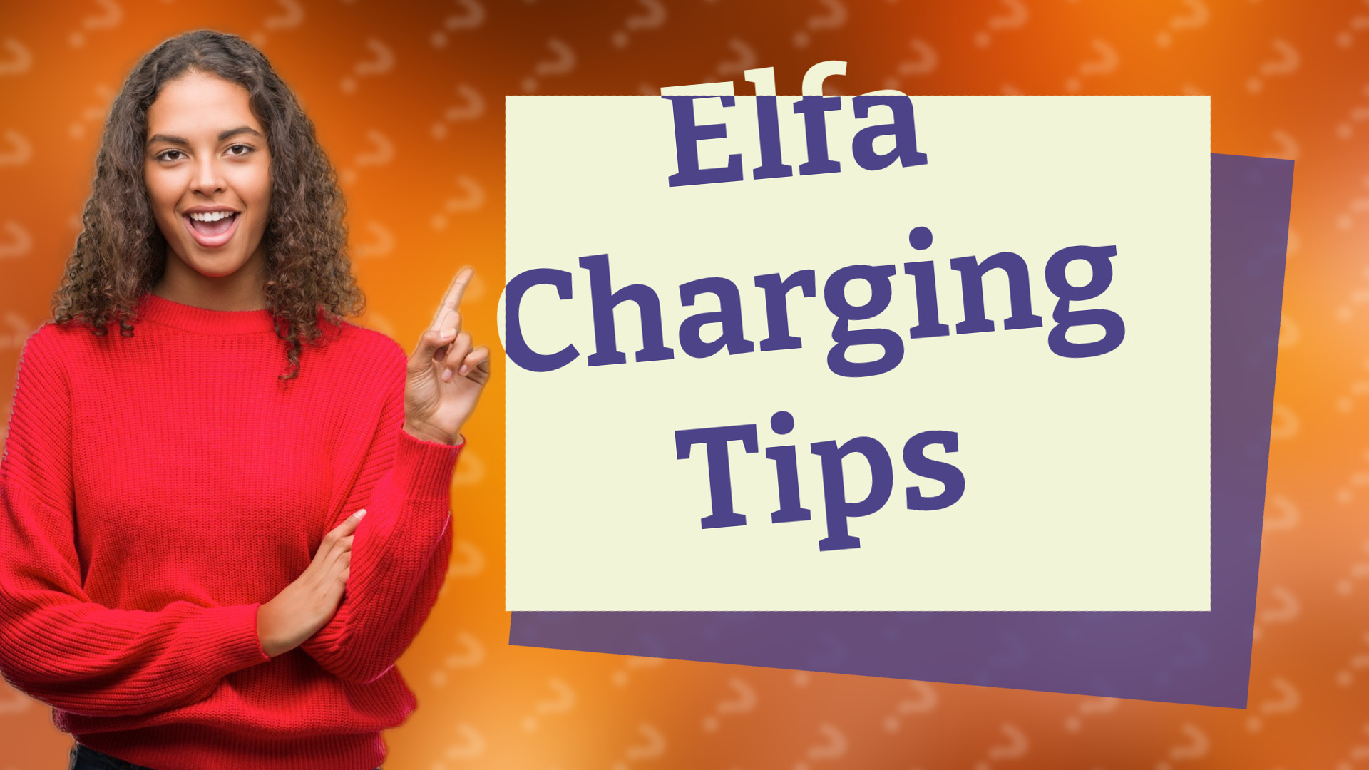 Elfa Charging Tips