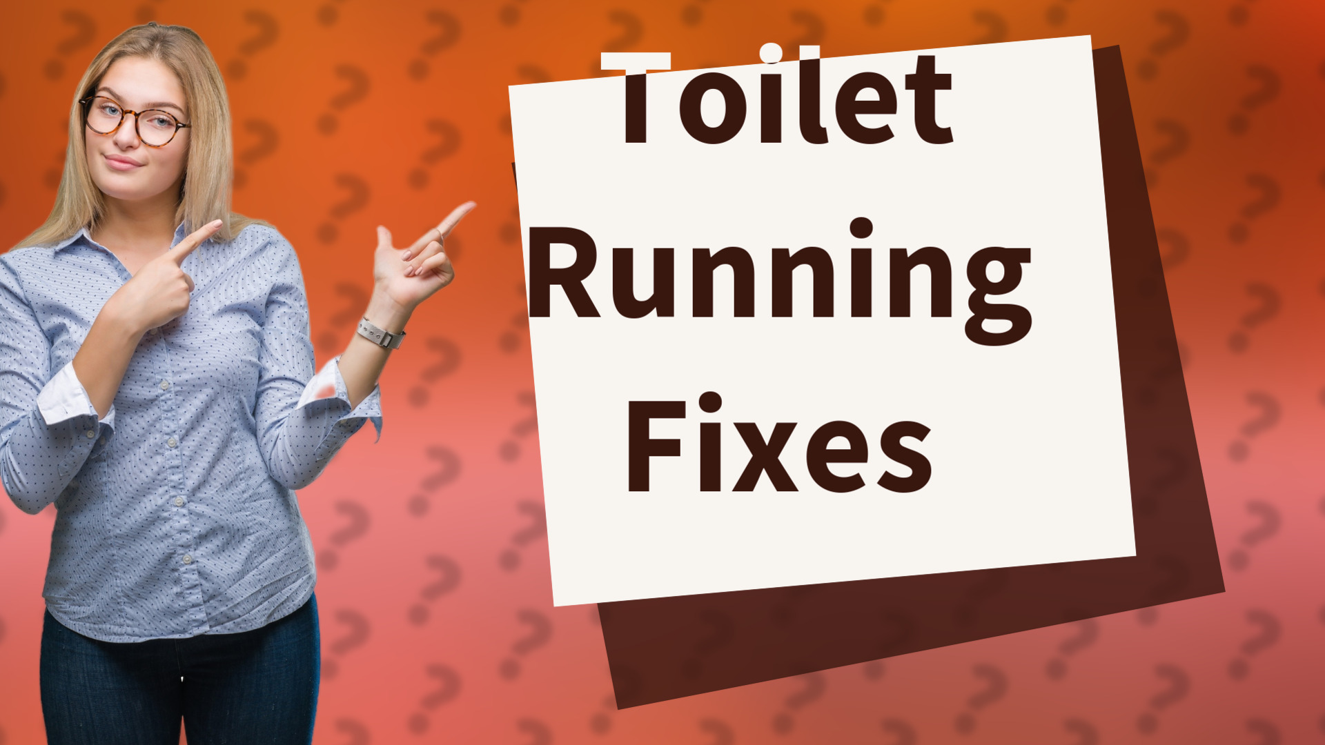 Toilet Running Fixes