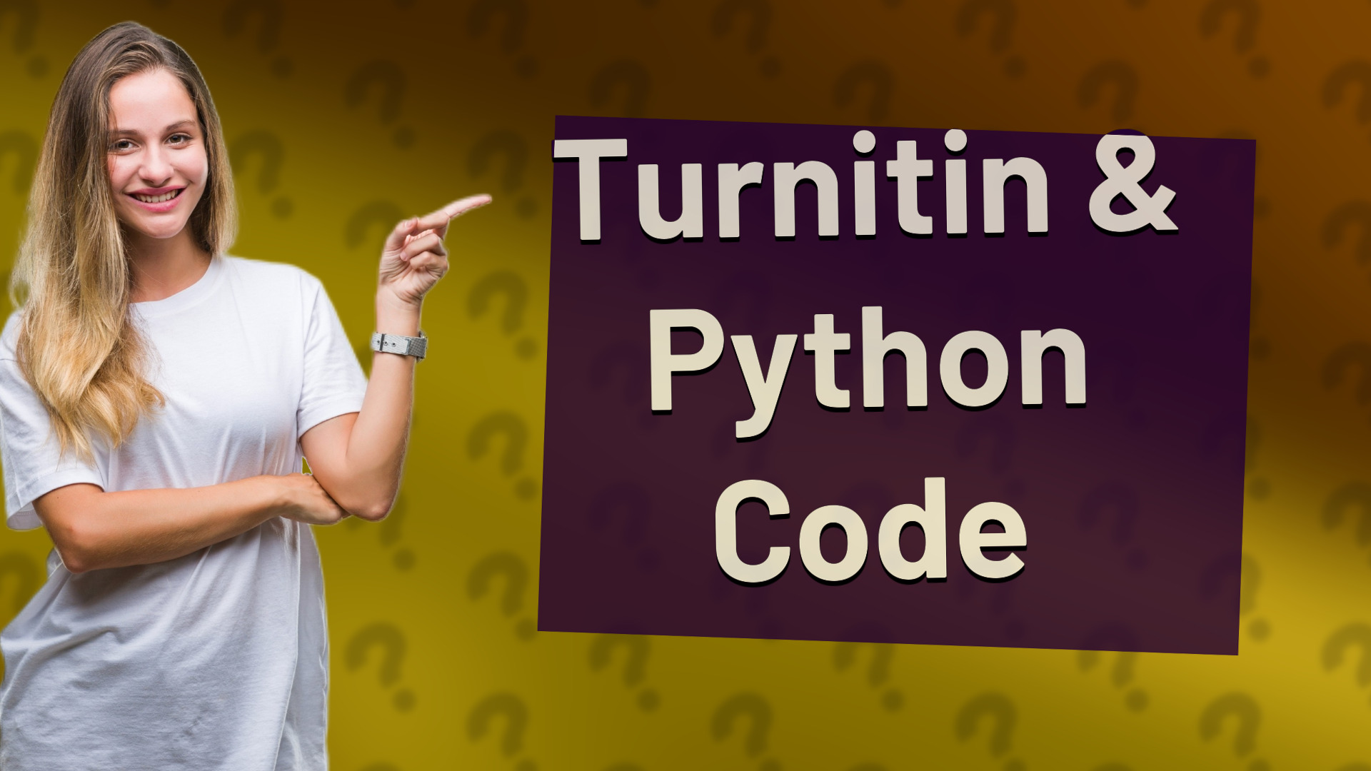 Turnitin & Python Code