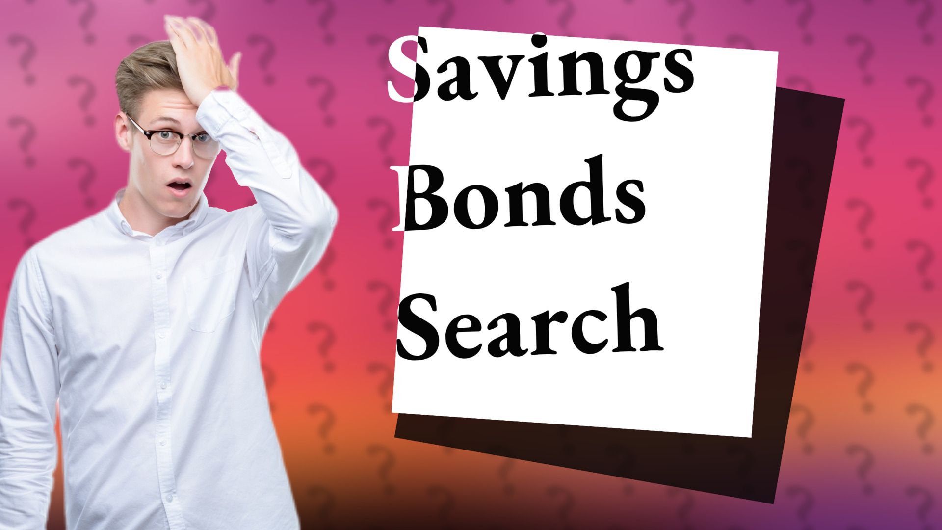 Savings Bonds Search