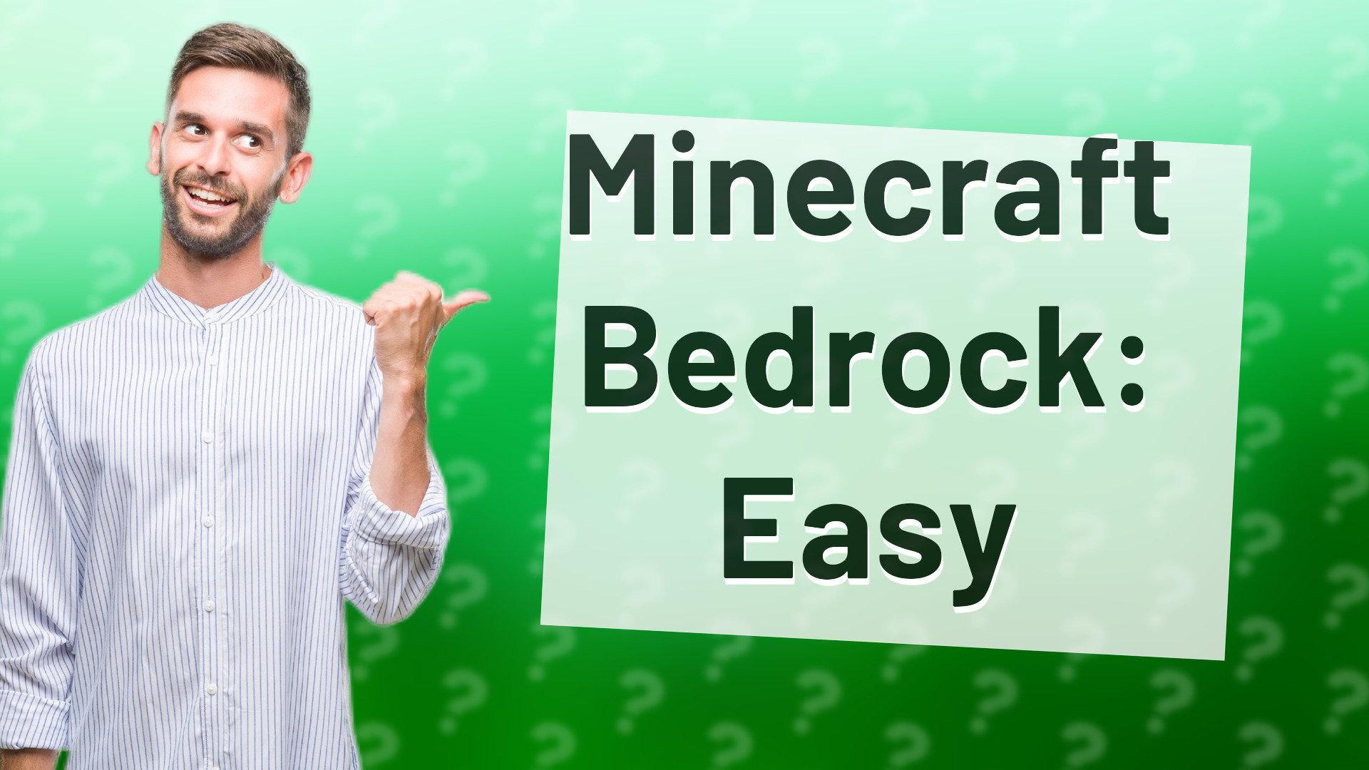 Minecraft Bedrock: Easy