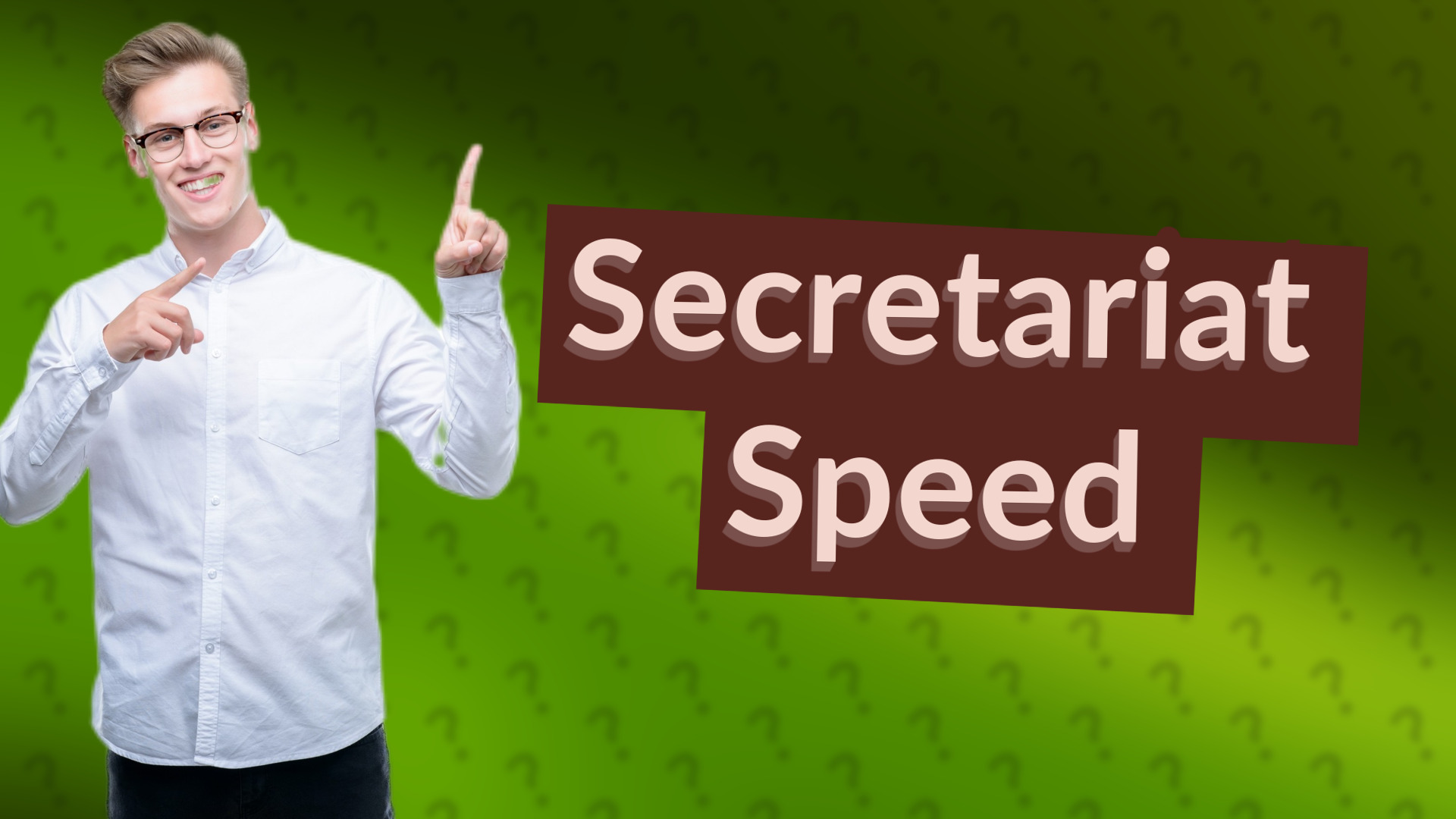 Secretariat Speed