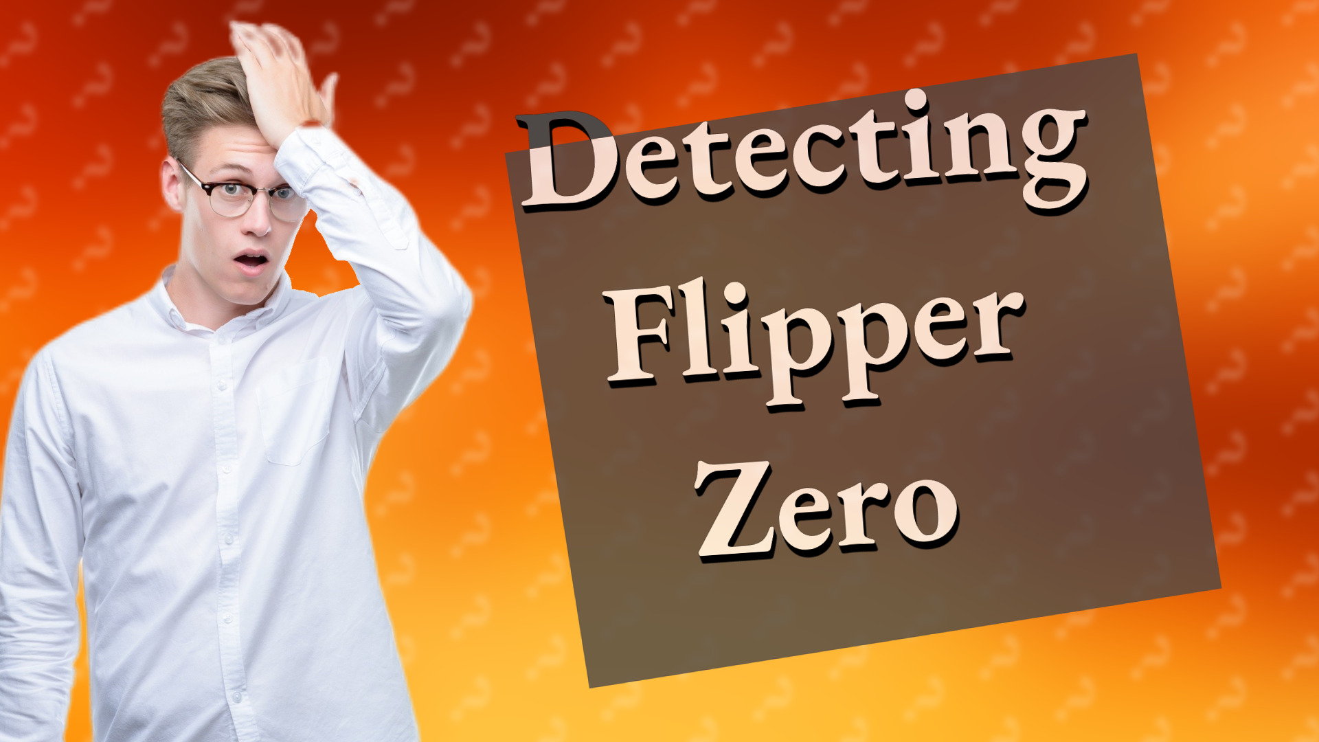 Detecting Flipper Zero