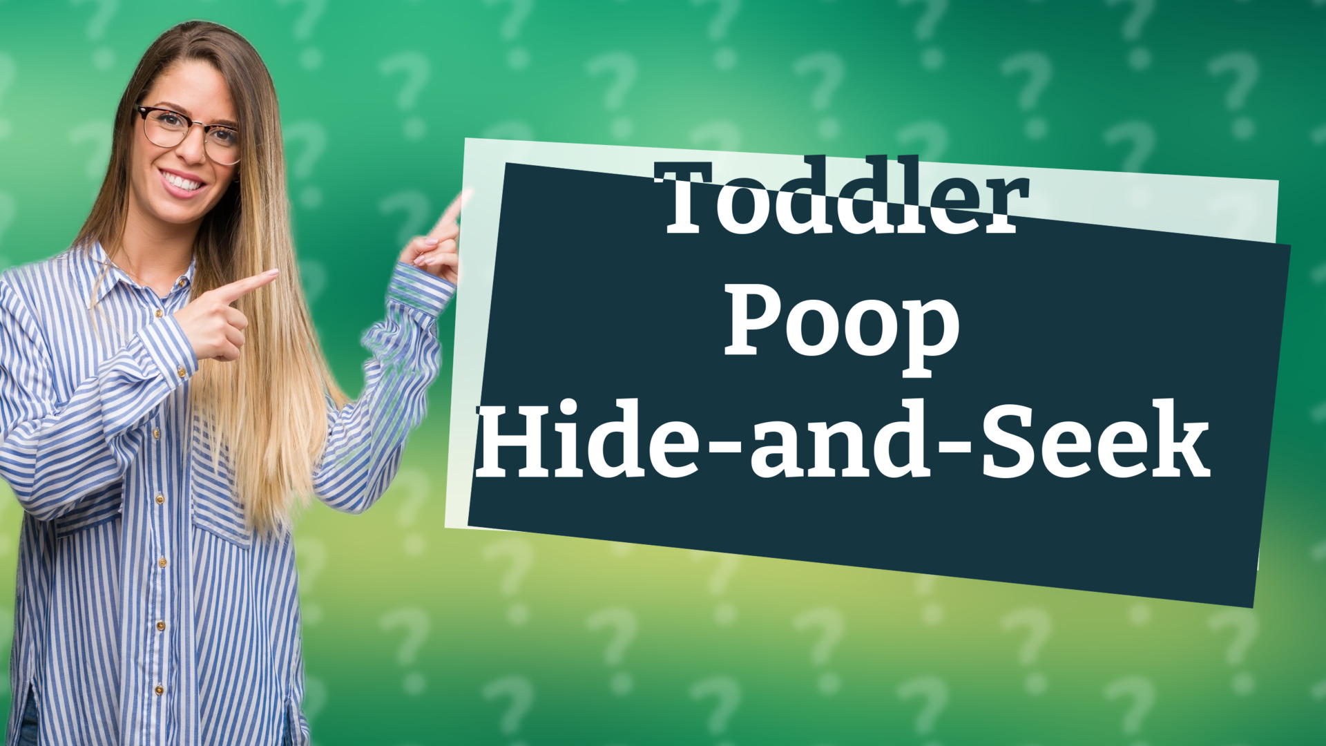 Toddler Poop Hide-and-Seek