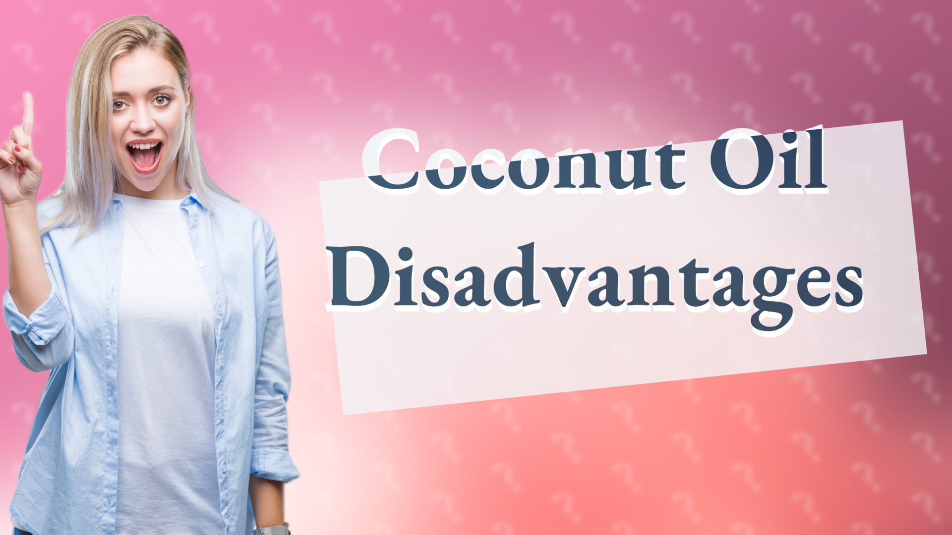 Coconut Oil Disadvantages