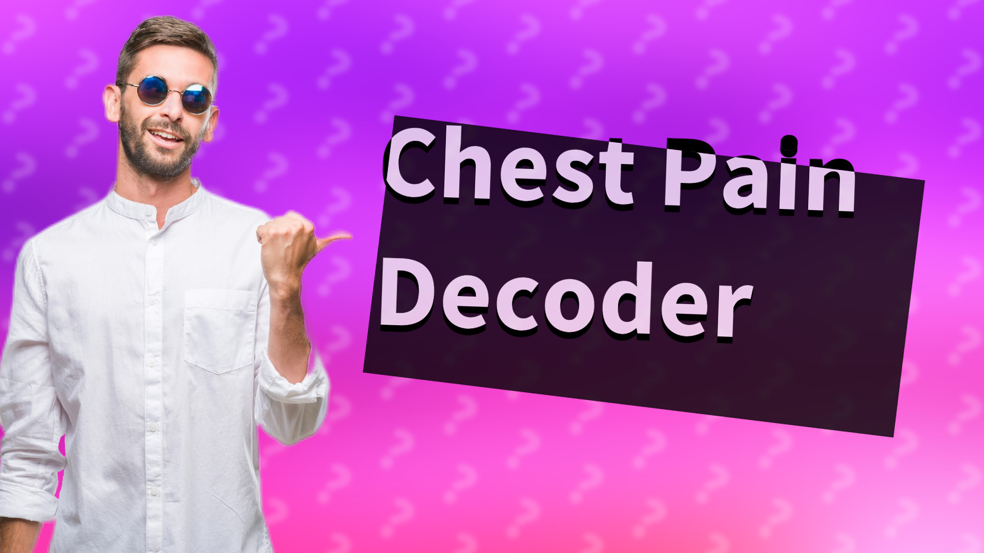 Chest Pain Decoder