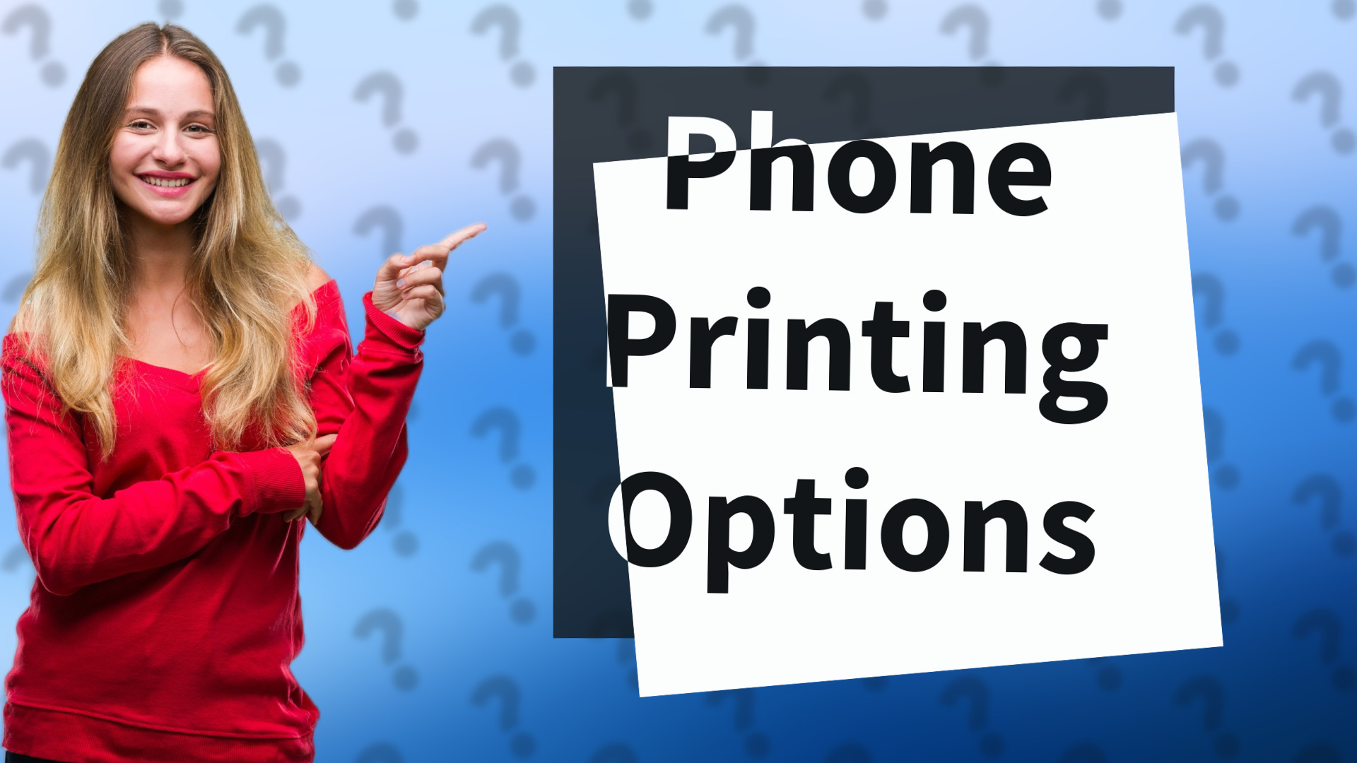 Phone Printing Options