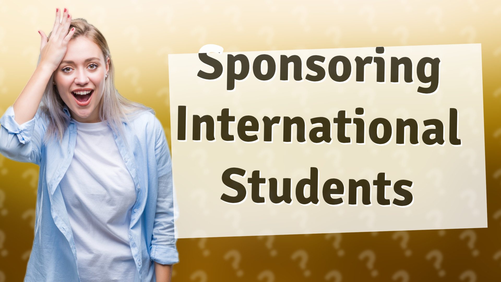 Sponsoring International Students