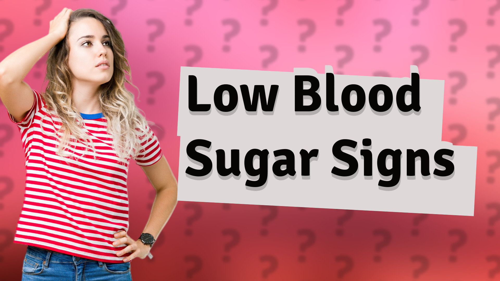 Low Blood Sugar Signs