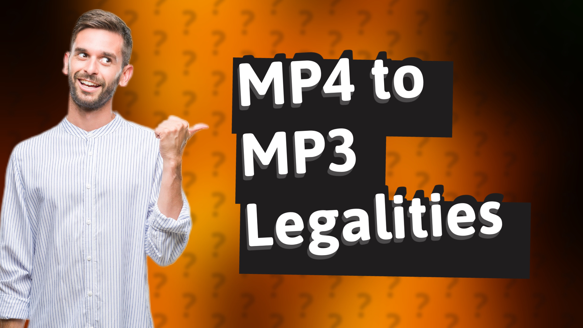 MP4 to MP3 Legalities
