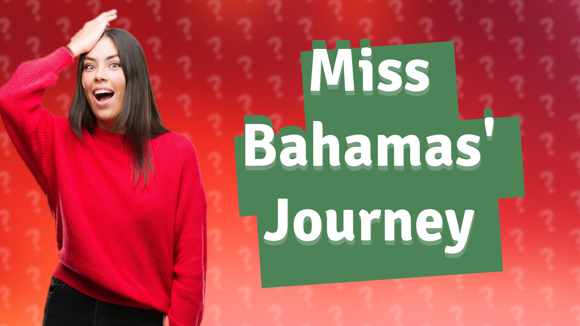 Miss Bahamas' Journey