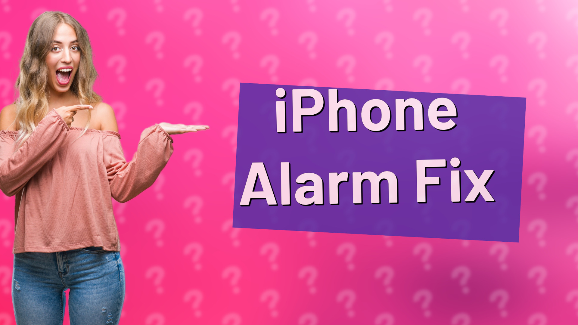 iPhone Alarm Fix