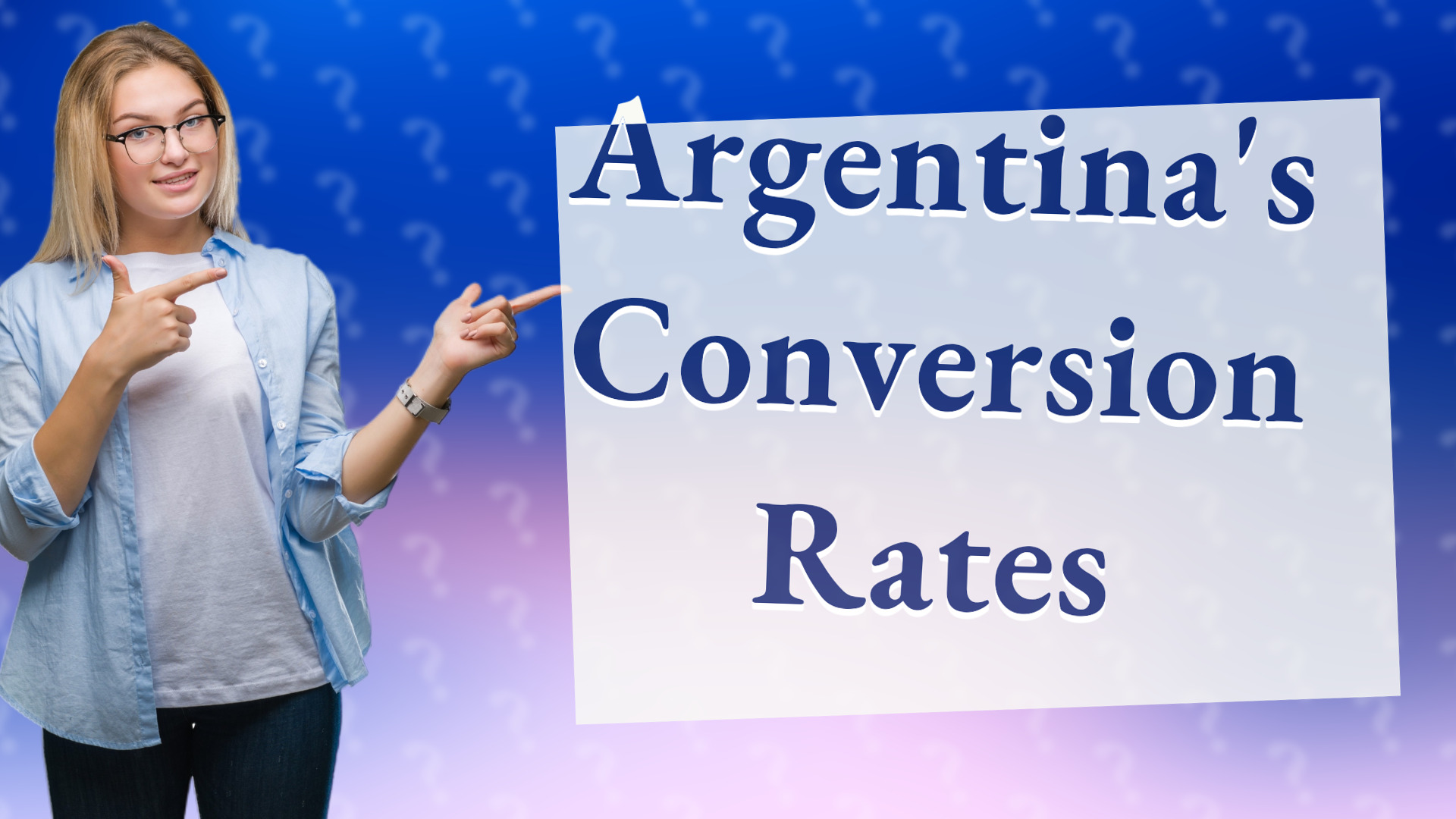 Argentina's Conversion Rates
