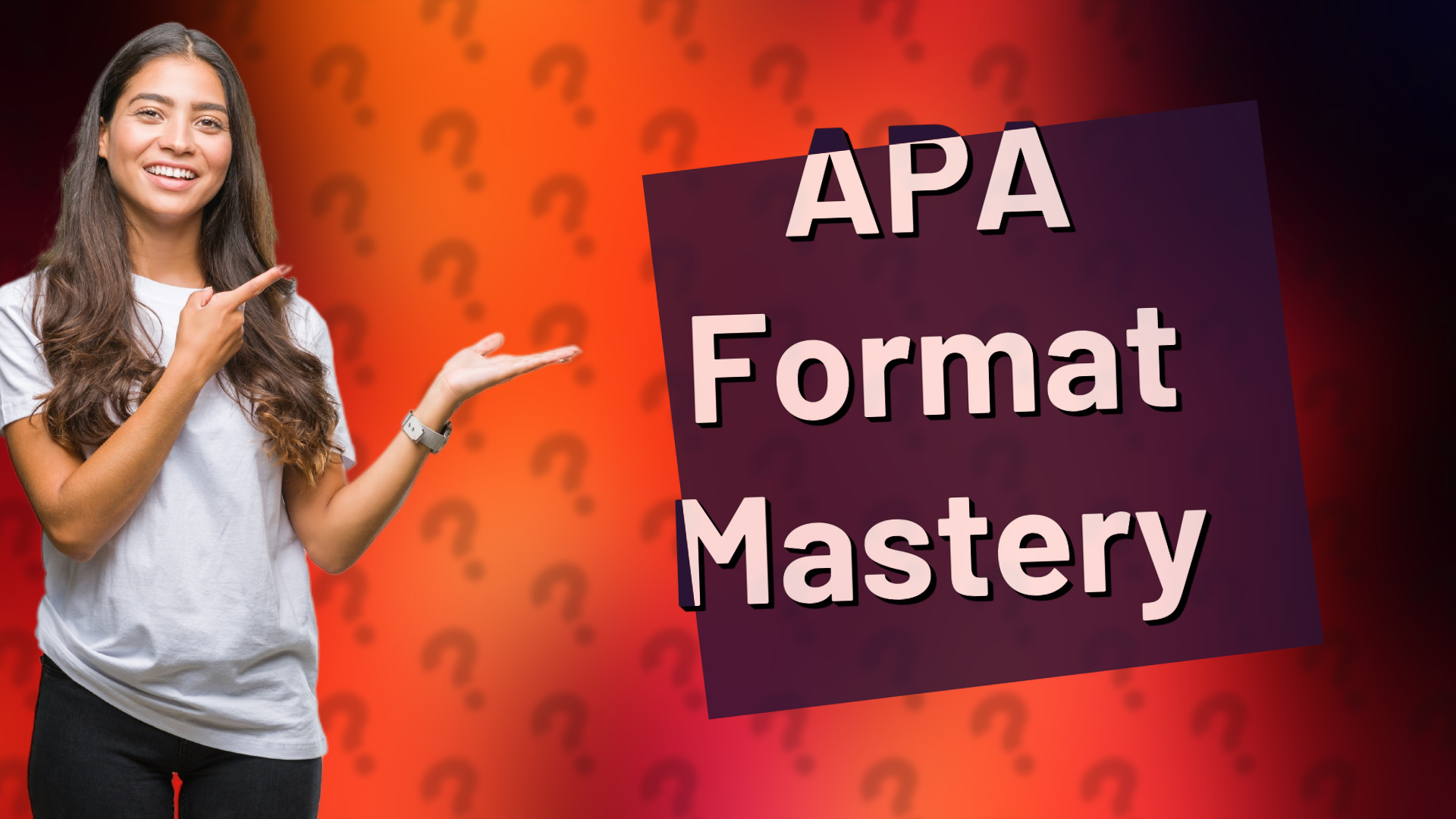 APA Format Mastery